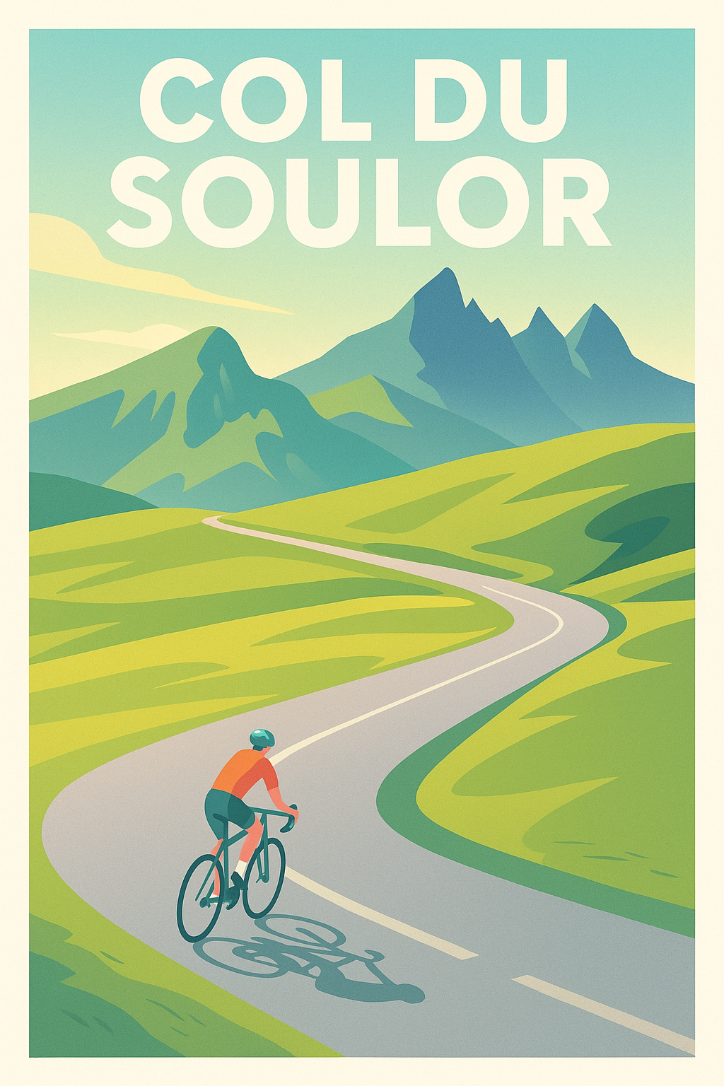 Affiche de Col du Soulor - Le sommet mythique des Pyrénées pour les passionnés