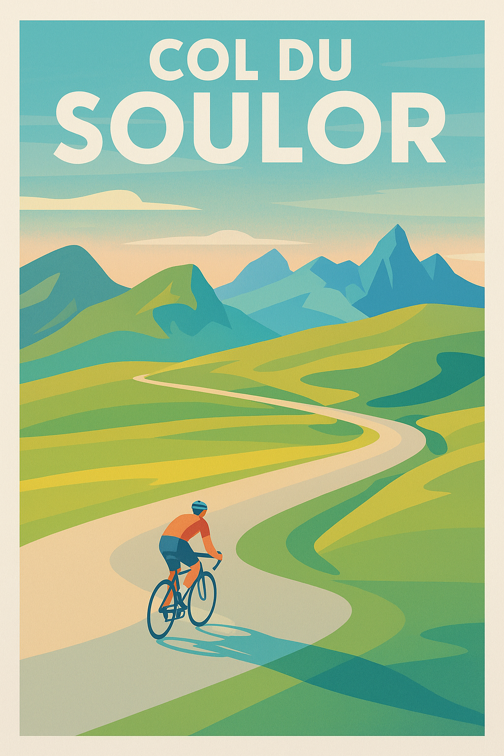 Affiche de Col du Soulor - L'ascension légendaire des Pyrénées