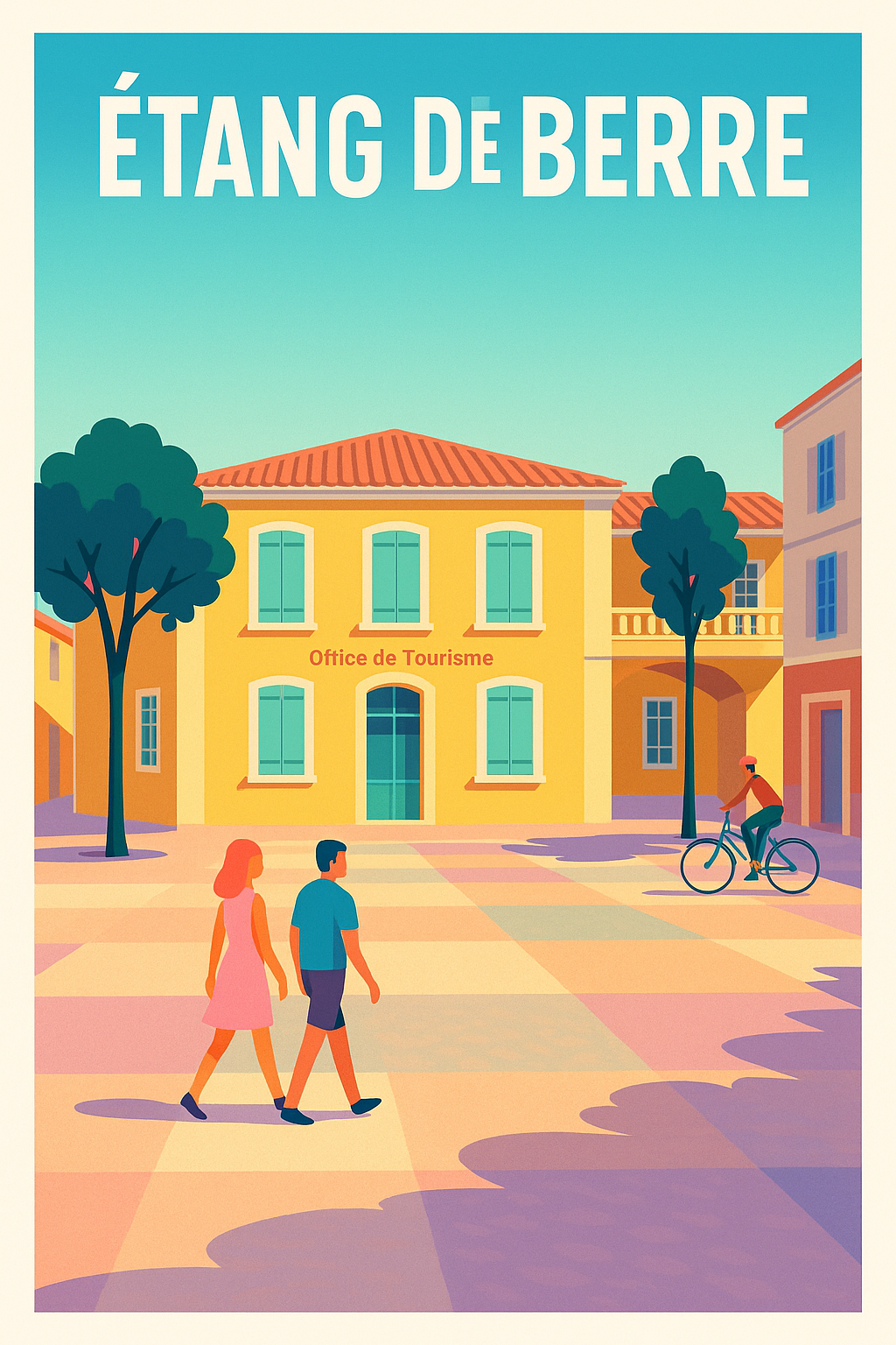 Affiche de Étang de Berre - Douceur de vivre sous le soleil de Provence