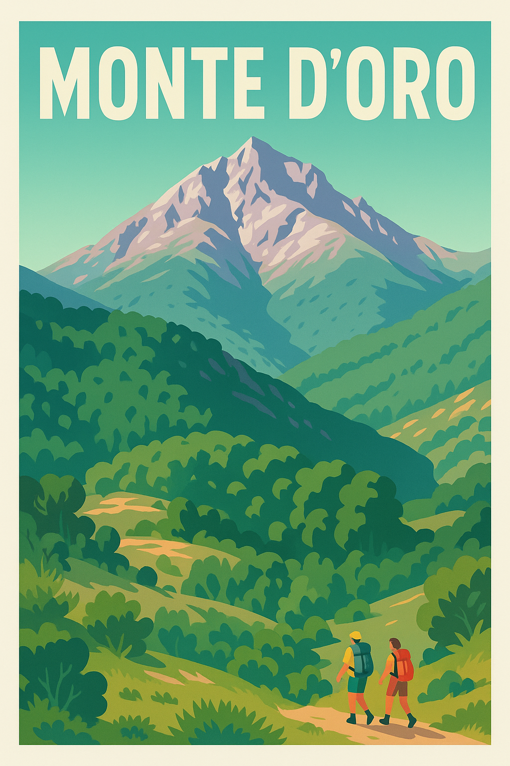 Affiche de Monte d'Oro - L'évasion majestueuse au cœur des montagnes