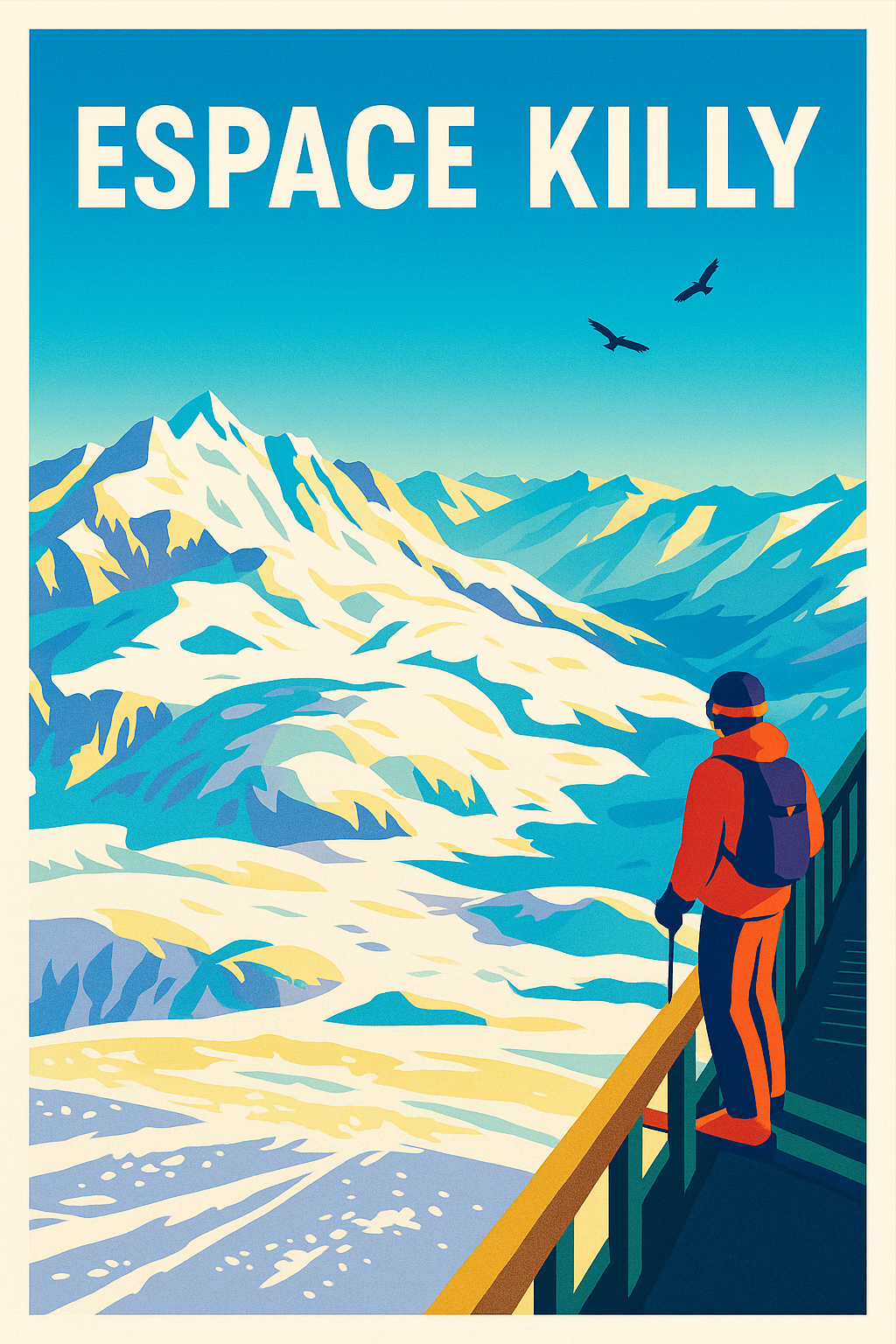 Affiche de Espace Killy - Le sommet des Alpes dans votre salon