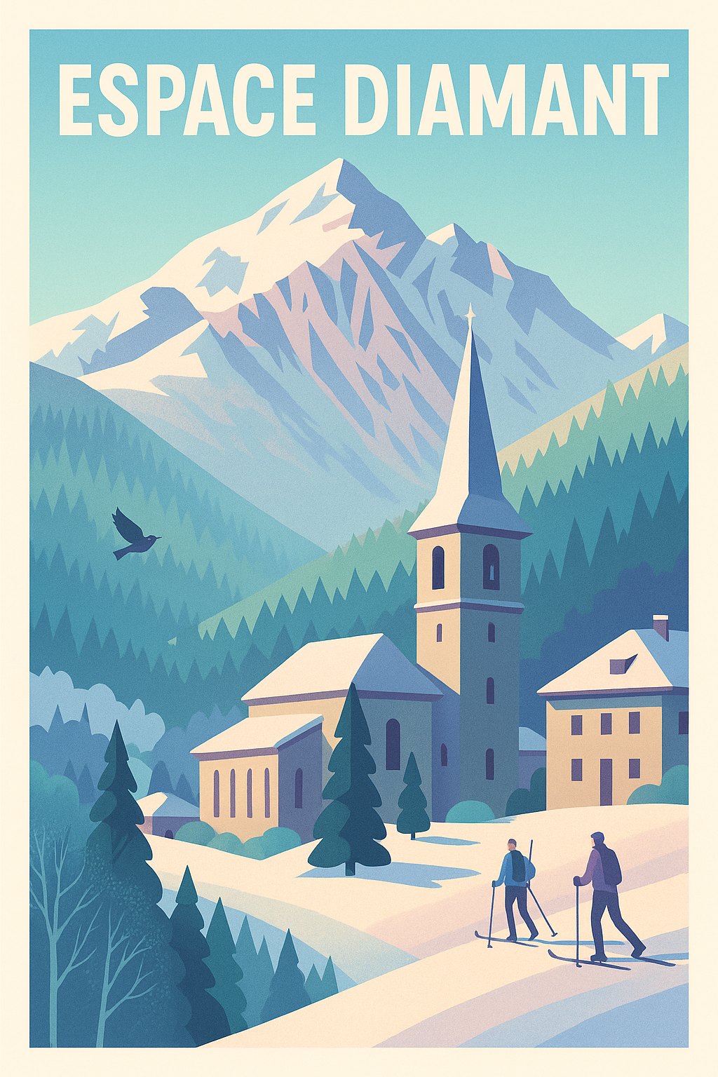Affiche de Espace Diamant - L'éclat des Alpes en hiver
