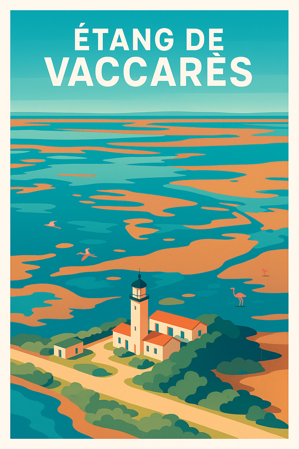 Affiche de Étang de Vaccarès - L'âme sauvage de la Camargue