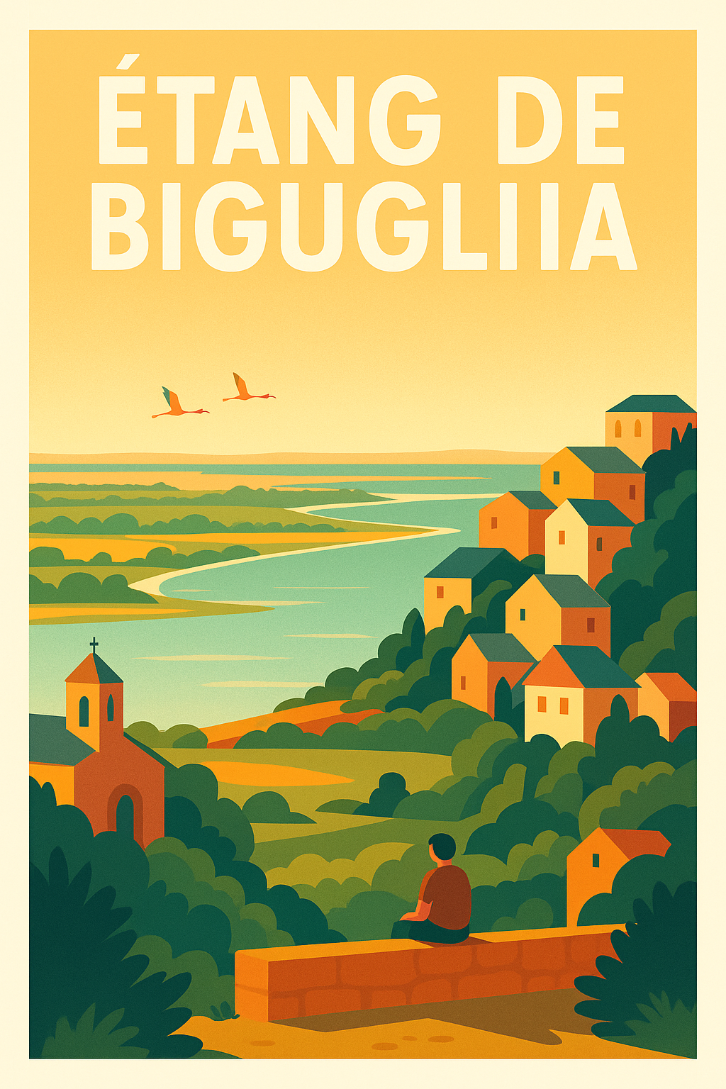 Affiche de Étang de Biguglia - Évasion entre terre et mer en Corse