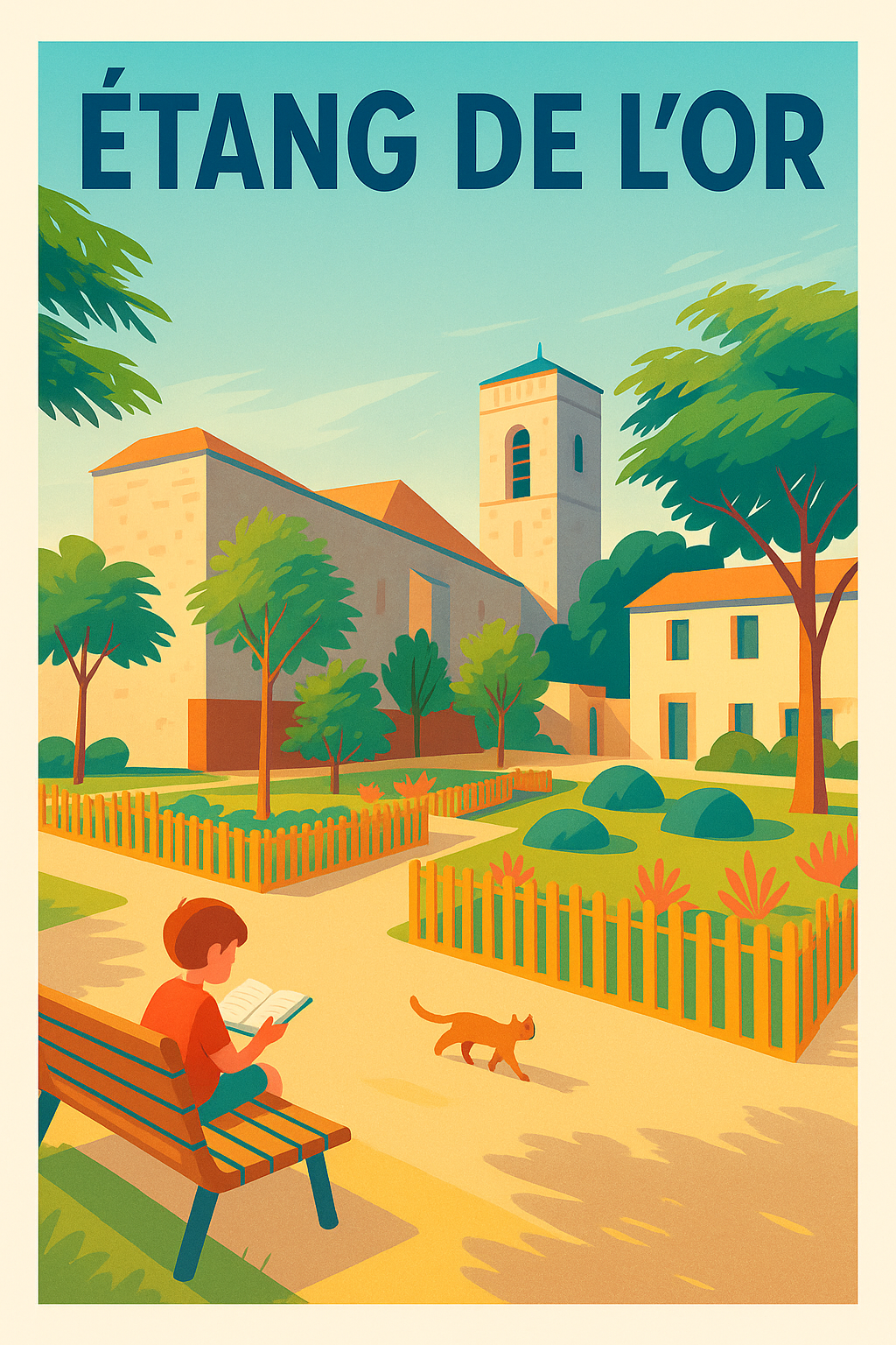 Affiche de Étang de l'Or - Douceur de vivre et sérénité occitane