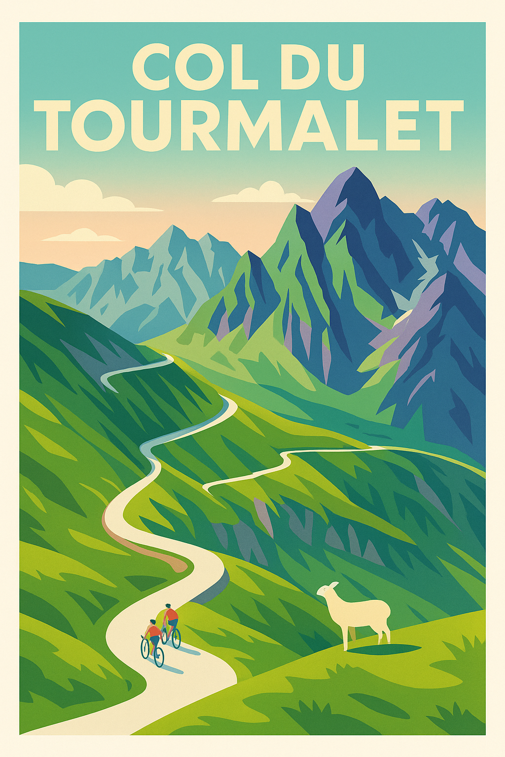 Affiche de Col du Tourmalet - Le Sommet Légendaire des Pyrénées
