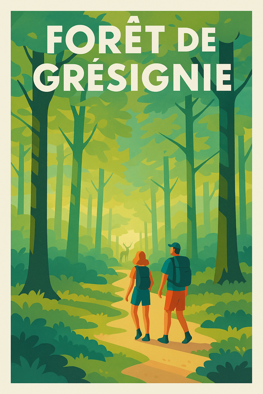 Affiche de Forêt de Grésigne - Évadez-vous au cœur de la nature sauvage