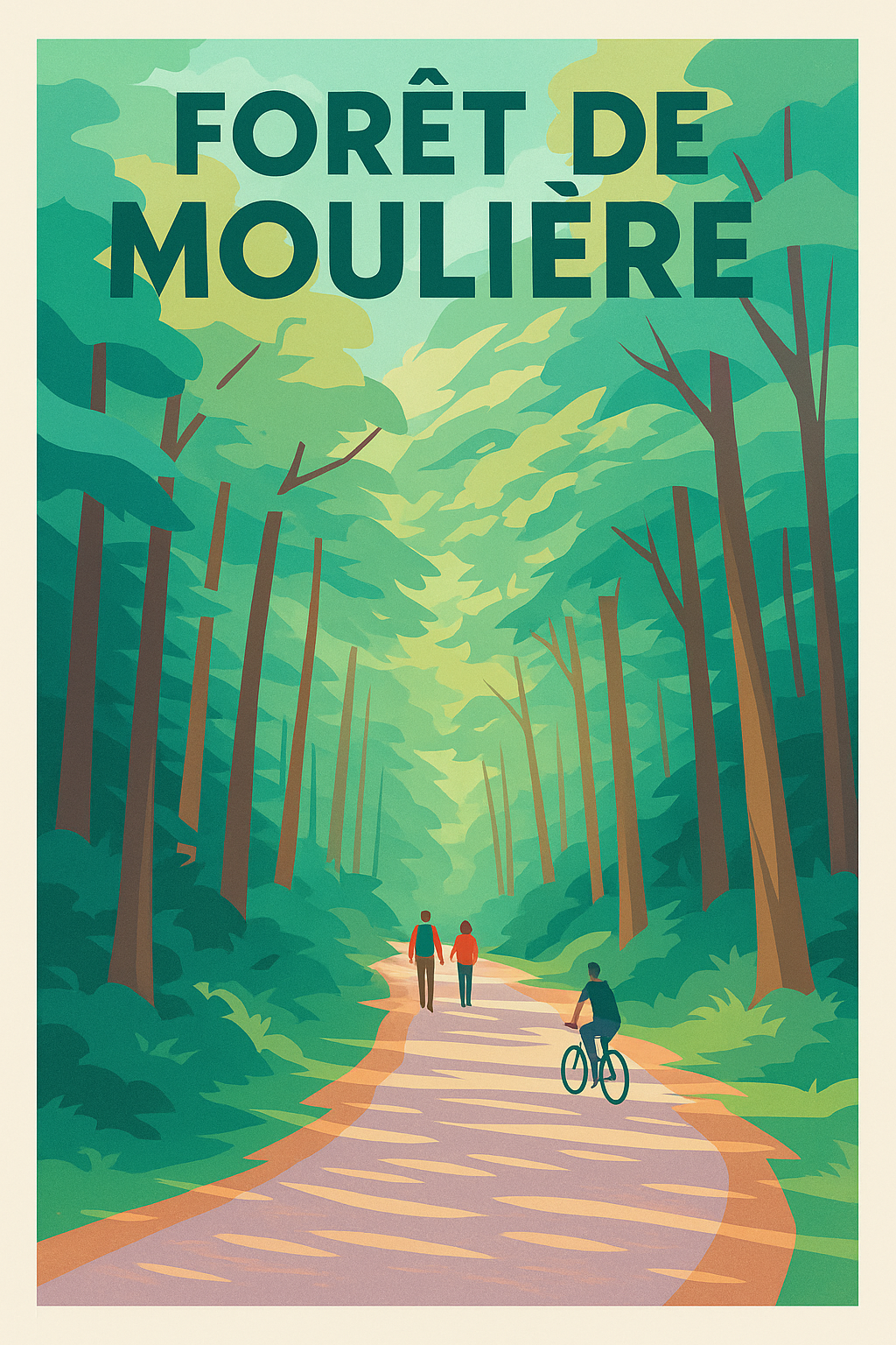Affiche de Forêt de Moulière - L'évasion naturelle au cœur de la Vienne