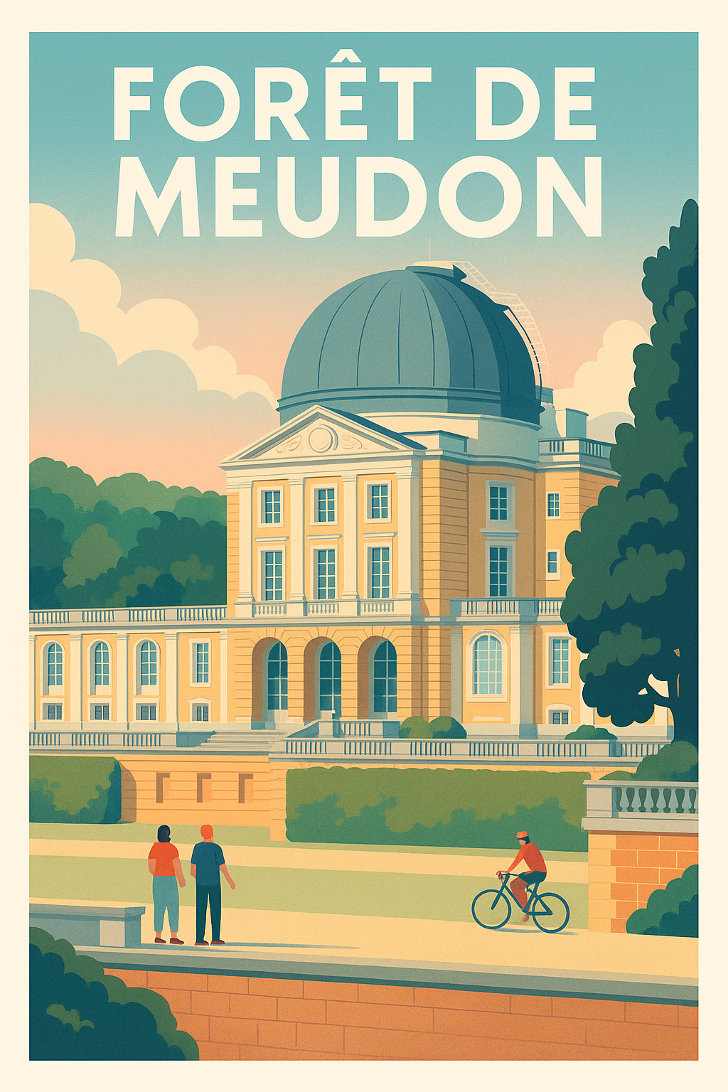 Affiche de Forêt de Meudon - L'élégance de l'Observatoire au cœur de la nature