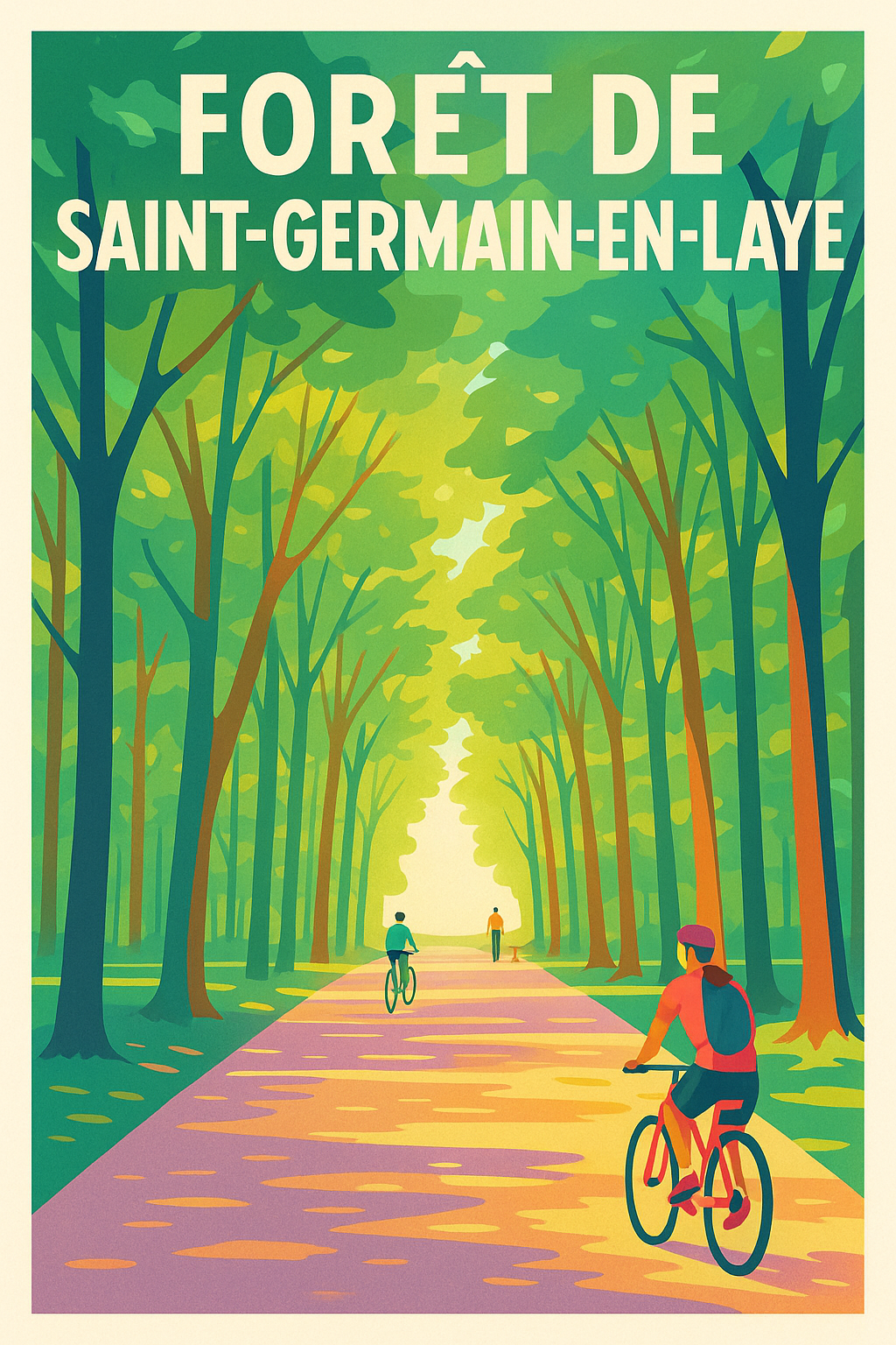 Affiche de Forêt de Saint-Germain-en-Laye - Évasion Nature et Sérénité