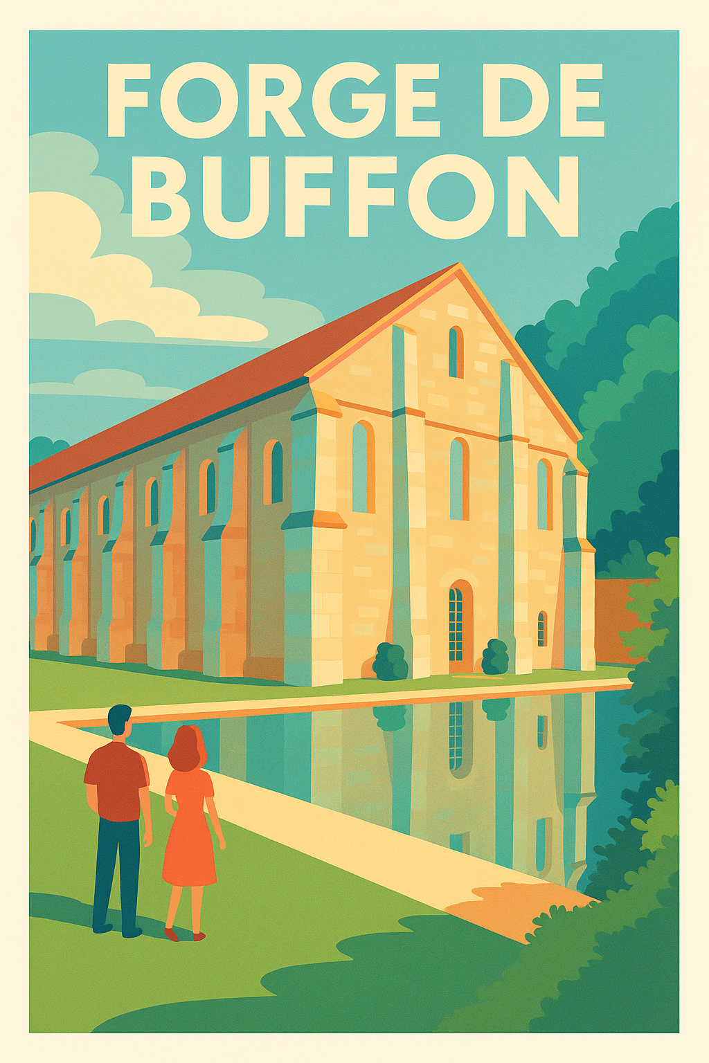Affiche de Forge de Buffon - L'éclat du patrimoine industriel de Bourgogne