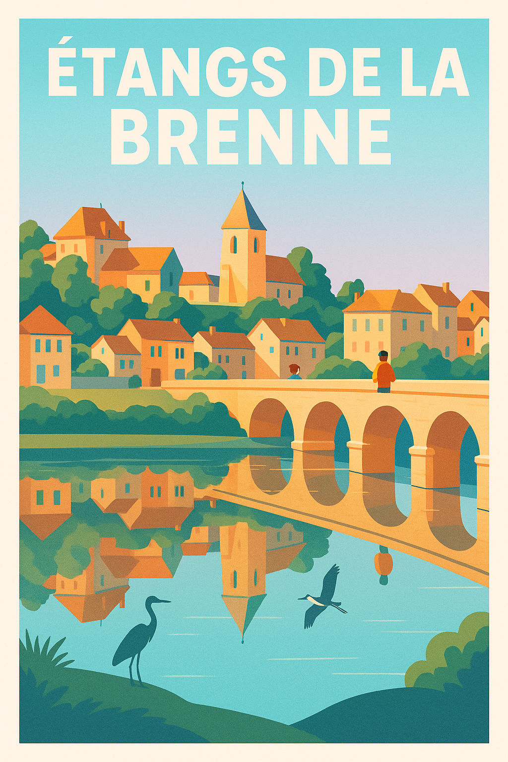 Affiche de Étangs de la Brenne - Évasion sauvage au cœur du Pays des Mille Étangs