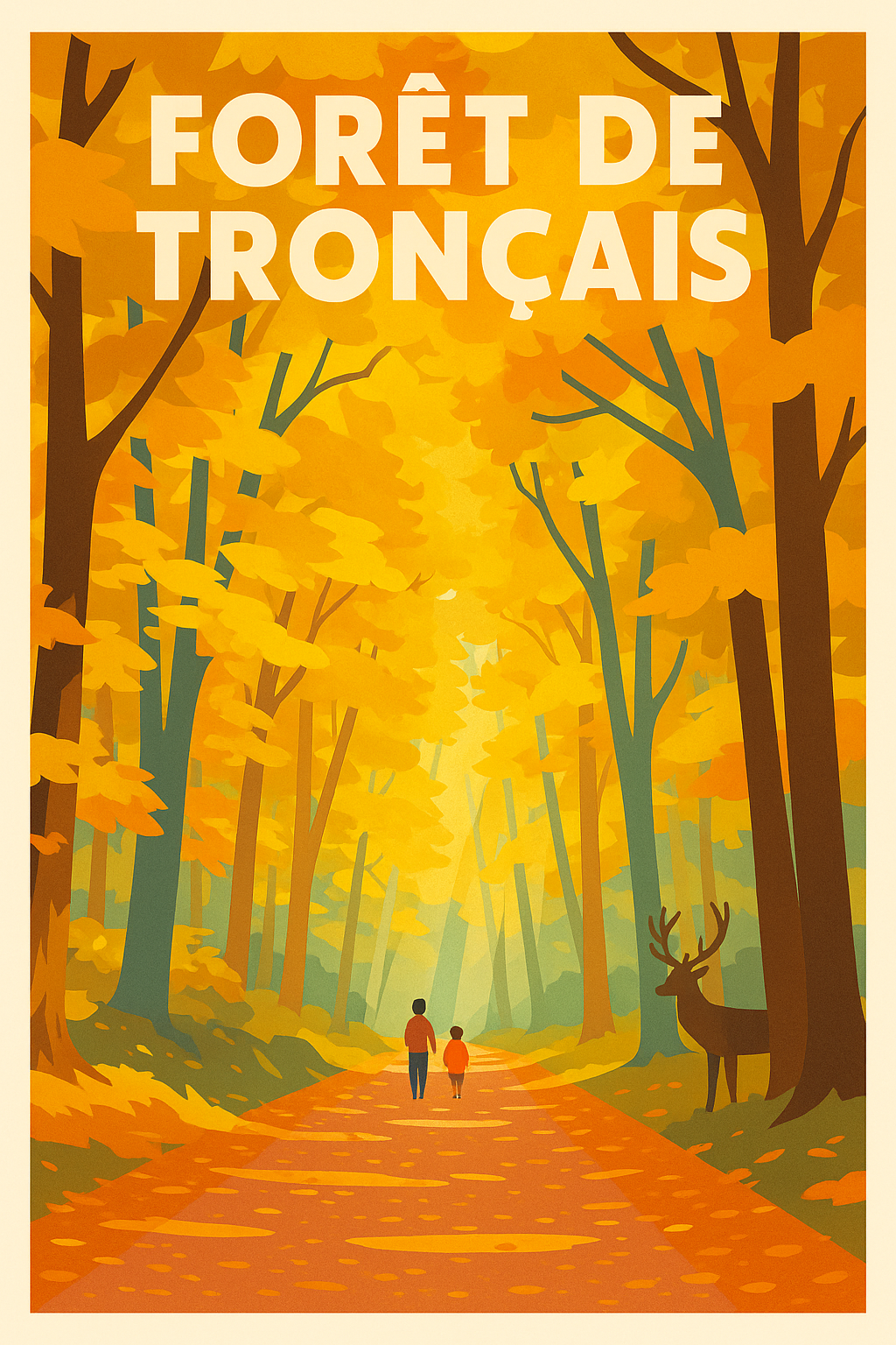 Affiche de Forêt de Tronçais - L'éclat doré de la plus belle chênaie d'Europe