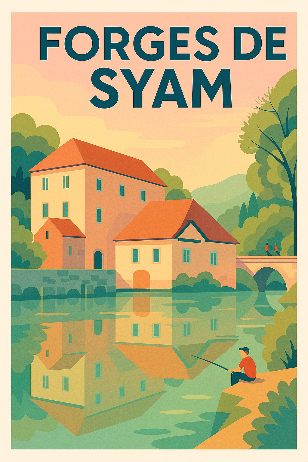 Affiche de Forges de Syam - L'élégance industrielle au cœur du Jura