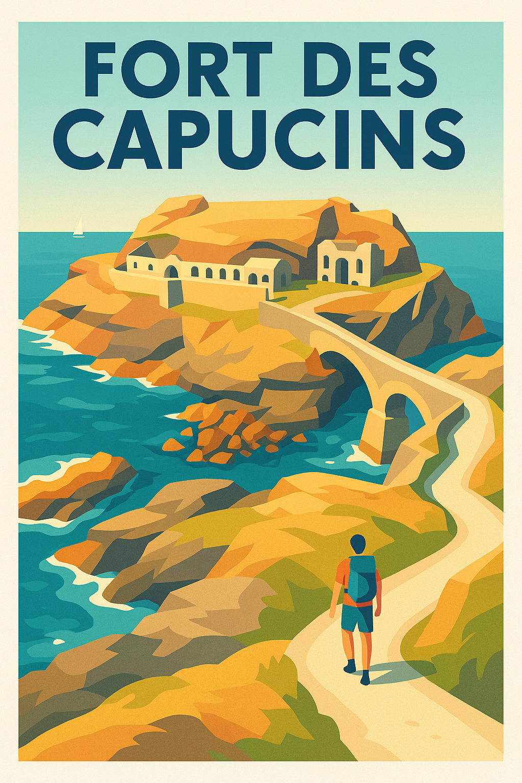 Affiche de Fort des Capucins - L'éclat sauvage de la côte bretonne