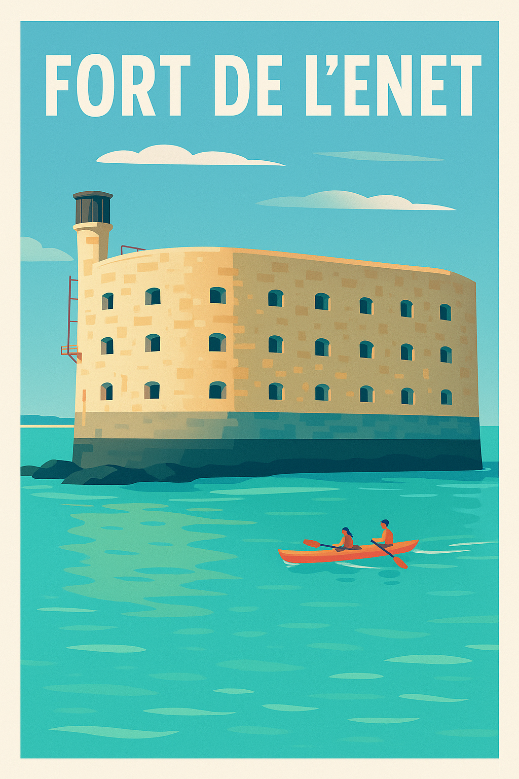 Affiche de Fort de l'Enet - L'histoire au cœur des flots