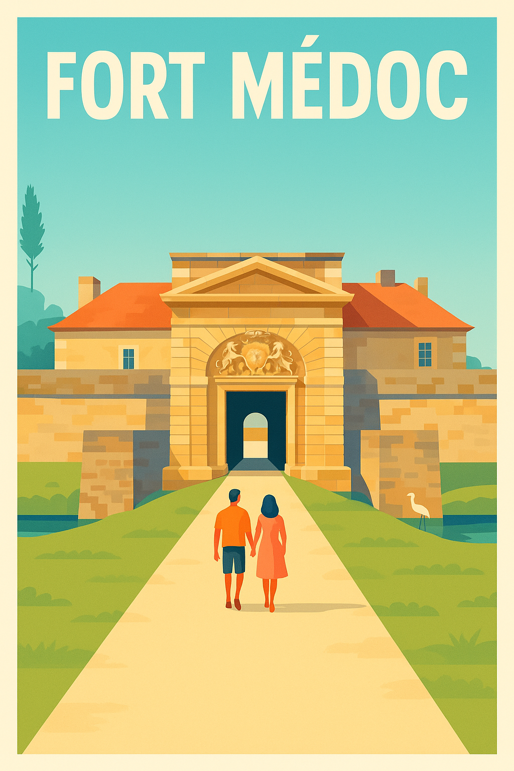 Affiche de Fort Médoc - L'élégance historique du verrou de l'estuaire