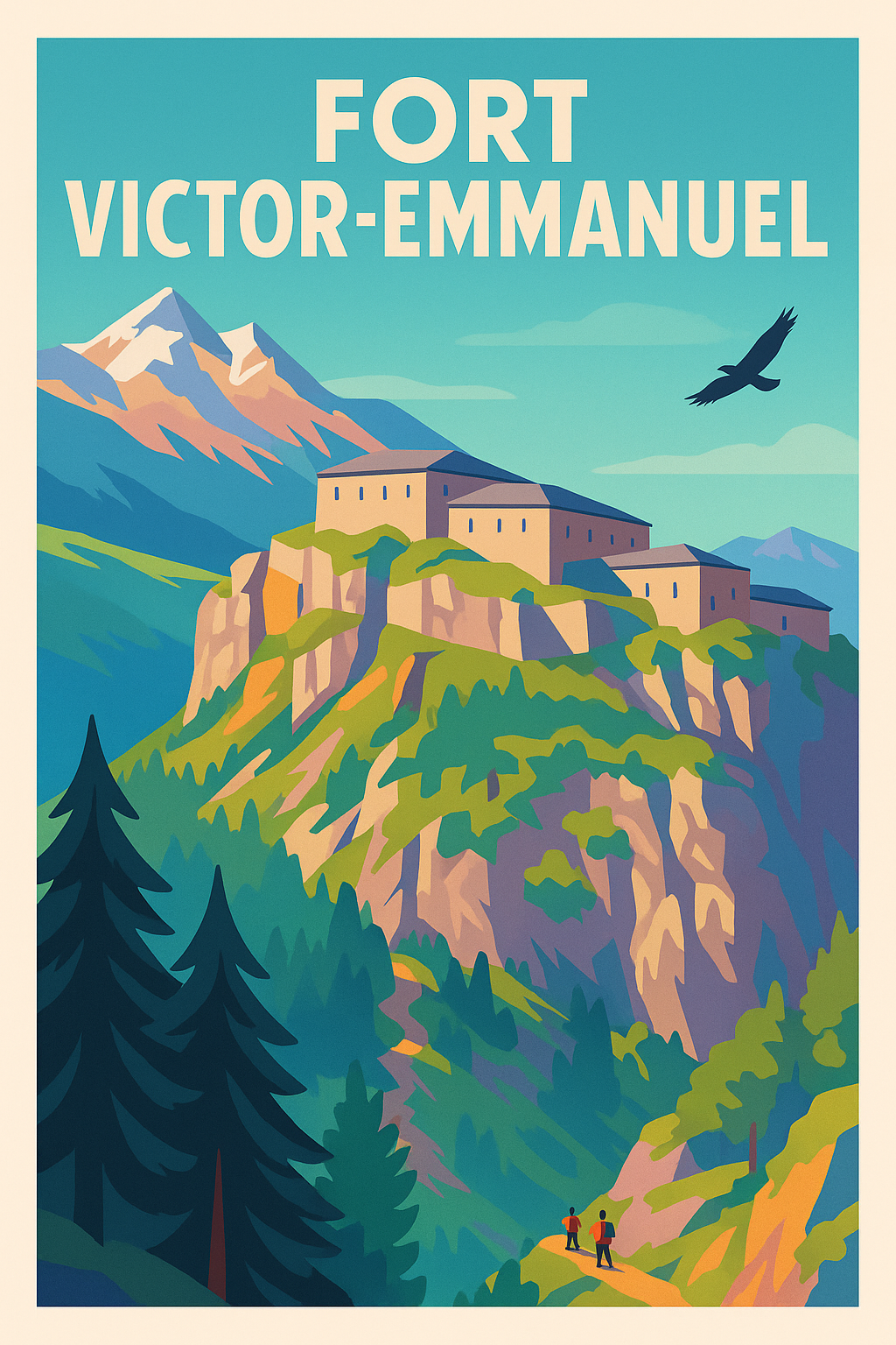 Affiche de Fort Victor-Emmanuel - La sentinelle des Alpes en héritage