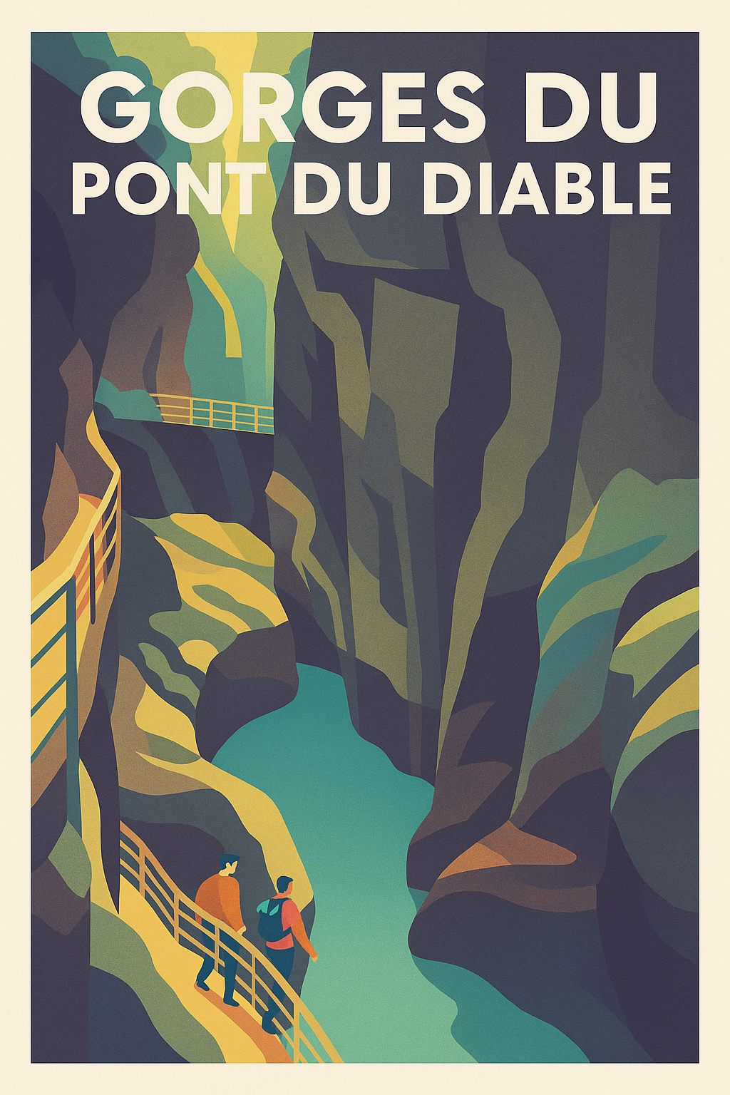 Affiche de Gorges du Pont du Diable - Une immersion spectaculaire en Haute-Savoie