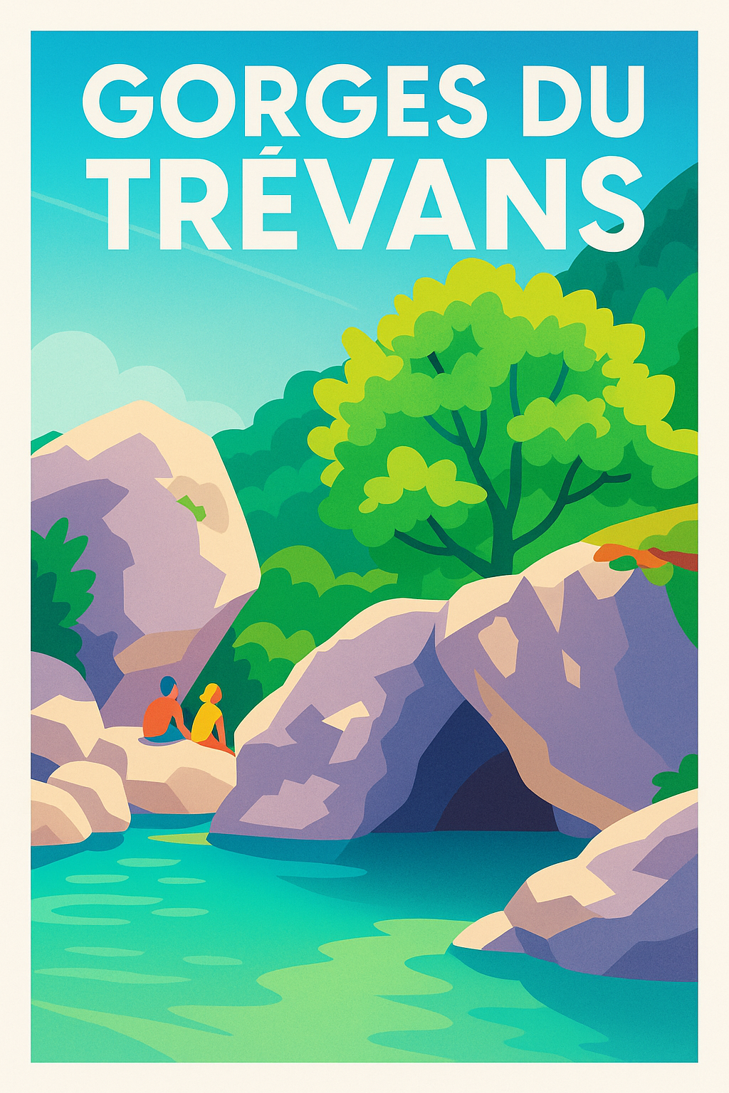 Affiche de Gorges du Trévans - Une escapade sauvage au cœur de la Provence