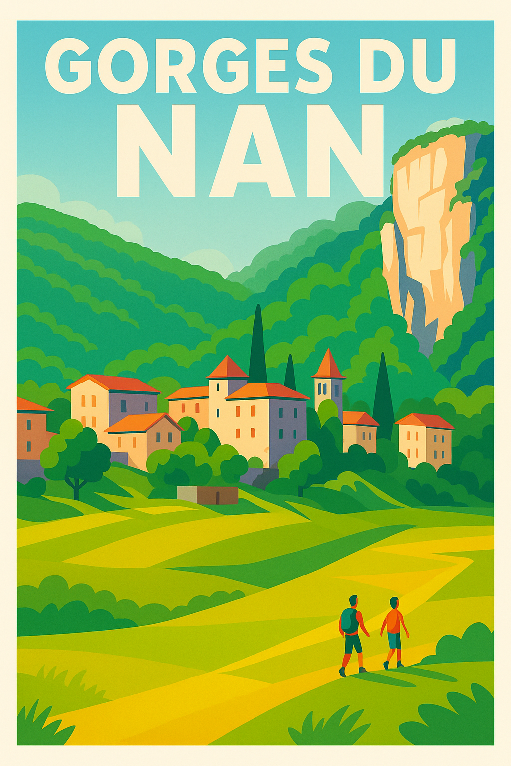 Affiche de Gorges du Nan - Une escapade verticale au cœur du Vercors