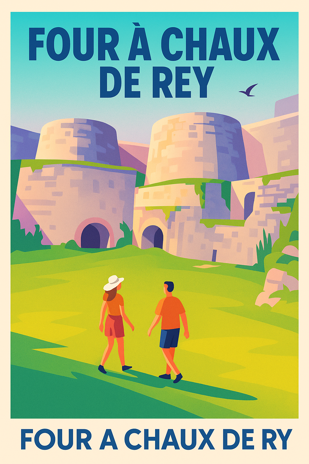 Affiche de Four à chaux de Rey - L'éclat historique du patrimoine martiniquais