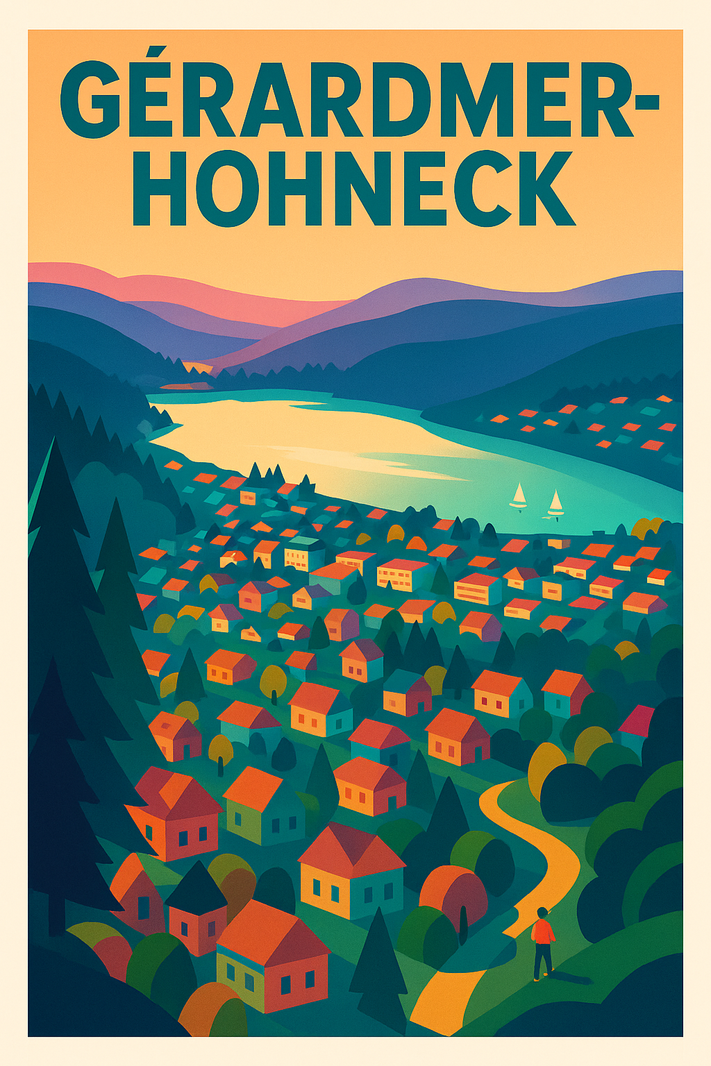 Affiche de Gérardmer-Hohneck - La perle des Vosges dans votre salon