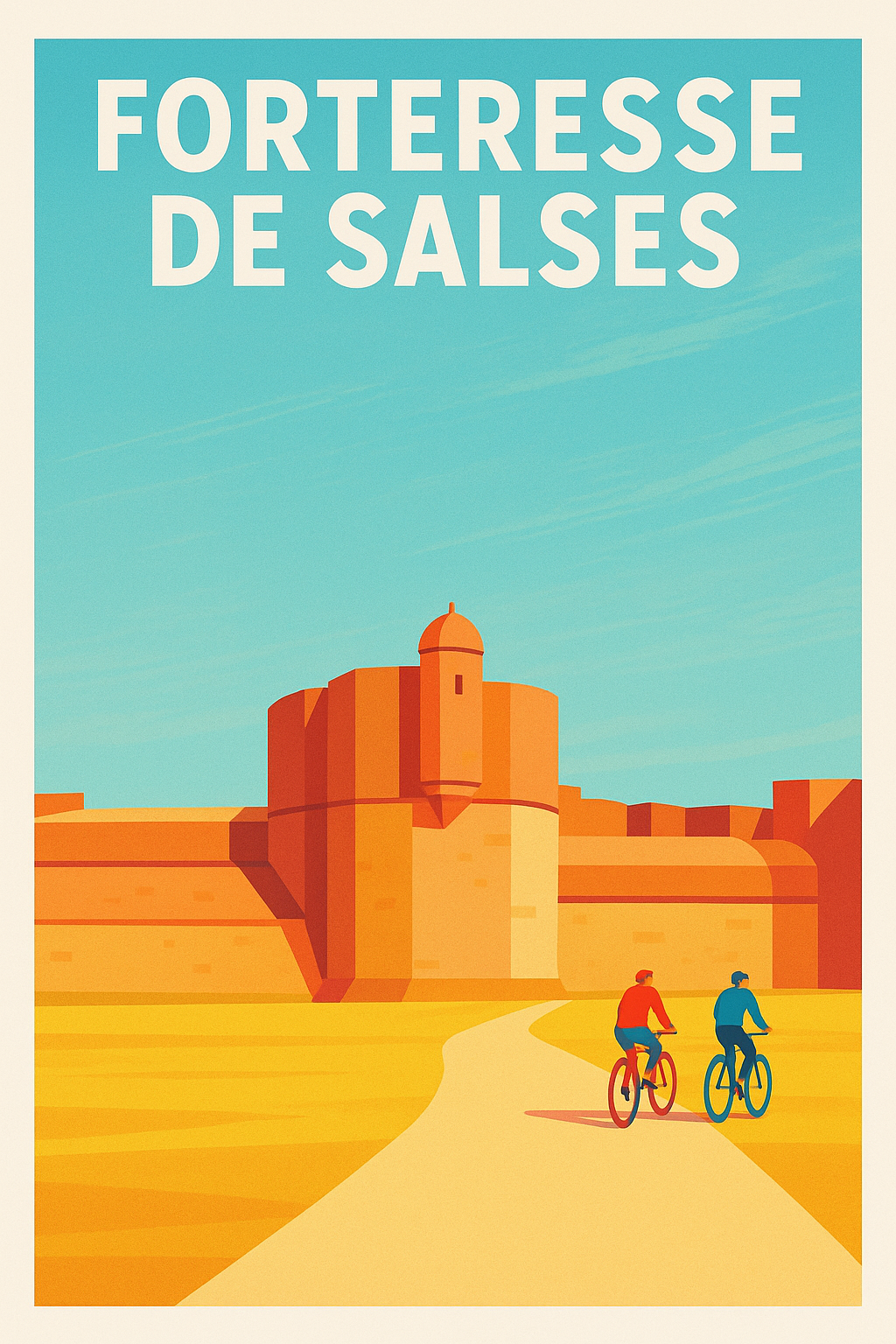 Affiche de Forteresse de Salses - Un joyau historique sous le soleil Catalan