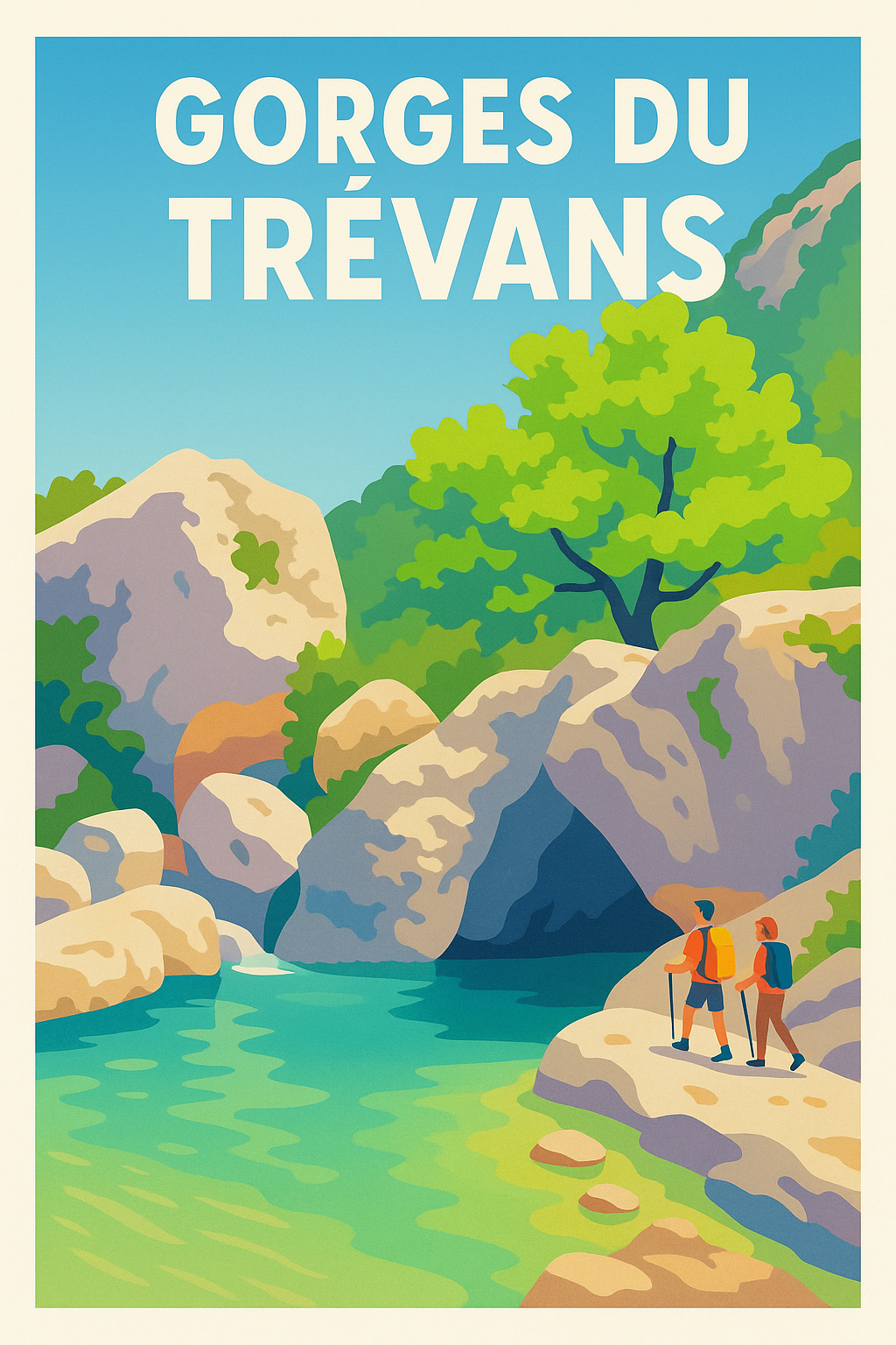 Affiche de Gorges du Trévans - L'évasion sauvage au cœur de la Provence