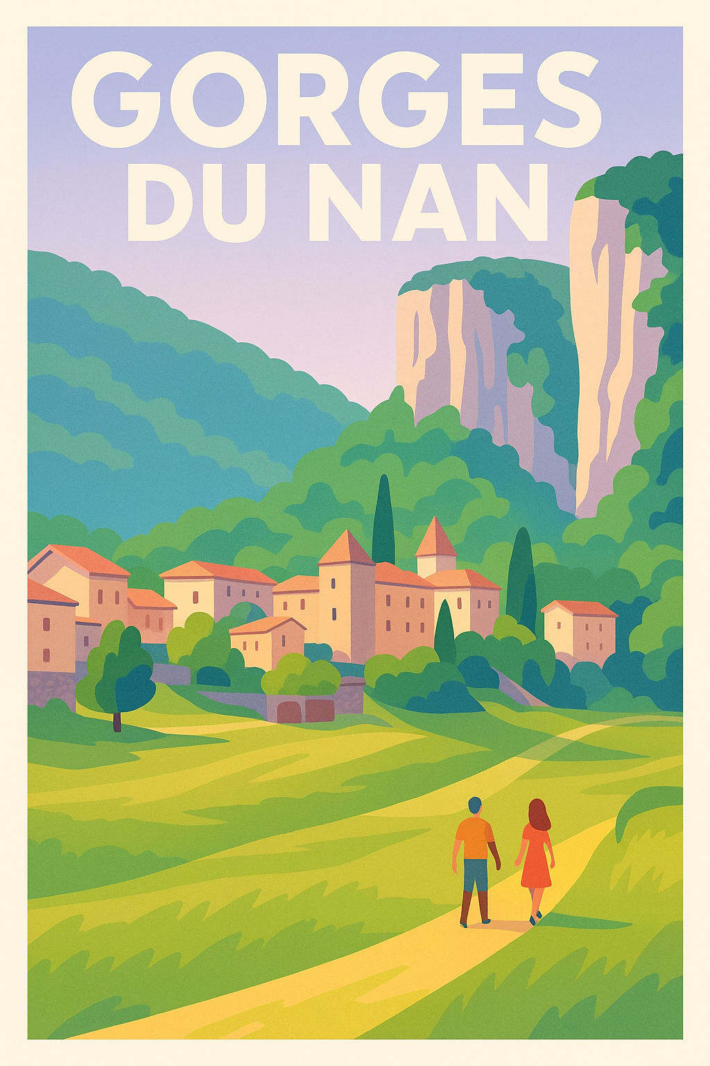 Affiche de Gorges du Nan - Une escapade vertigineuse au cœur du Vercors