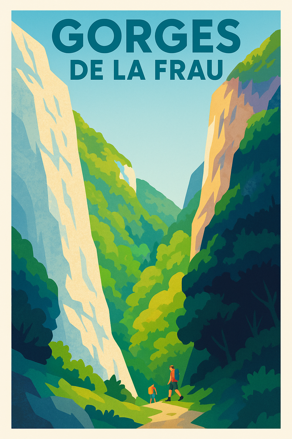 Affiche de Gorges de la Frau - L'éclat majestueux des Pyrénées en poster
