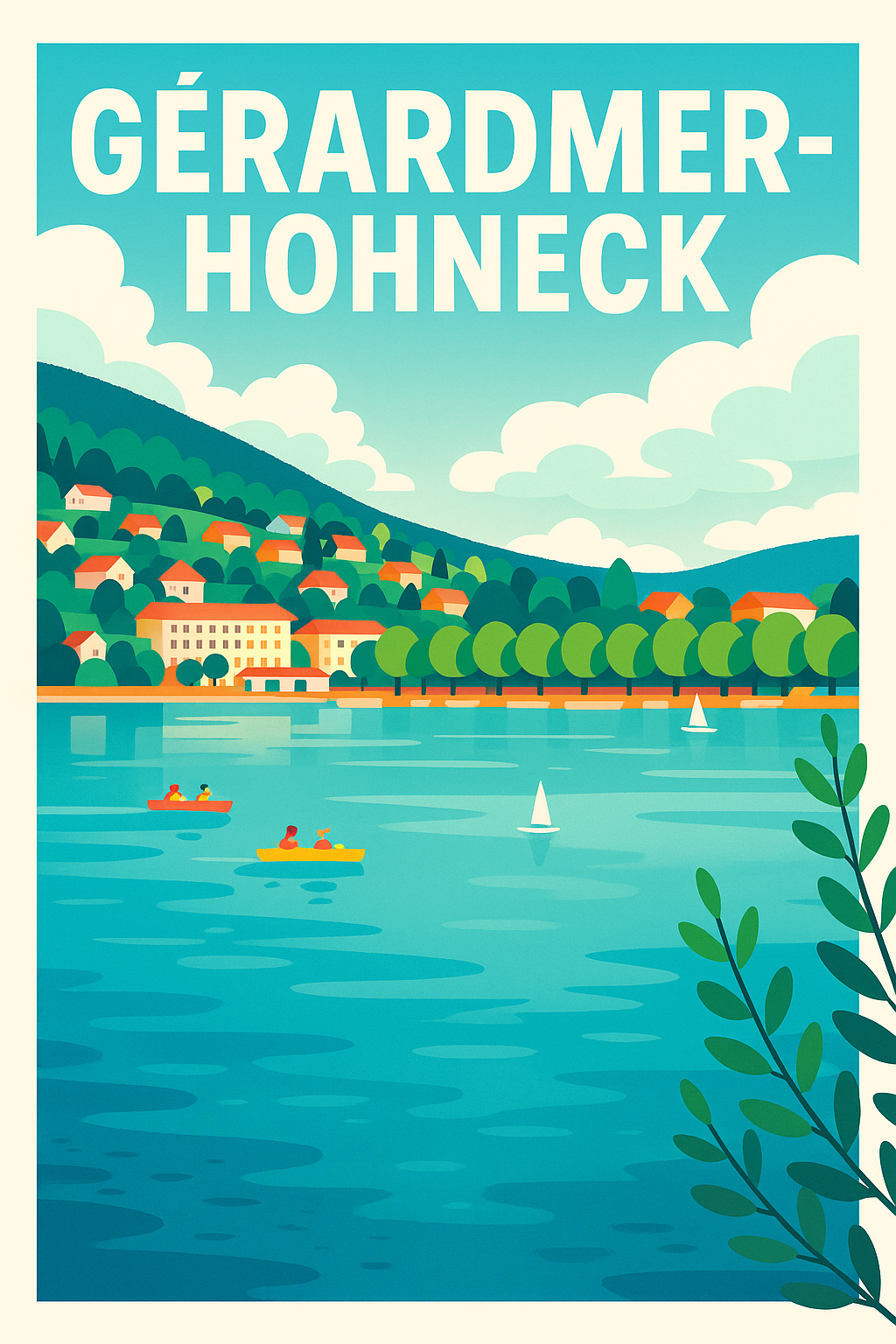 Affiche de Gérardmer-Hohneck - L'éclat de la Perle des Vosges