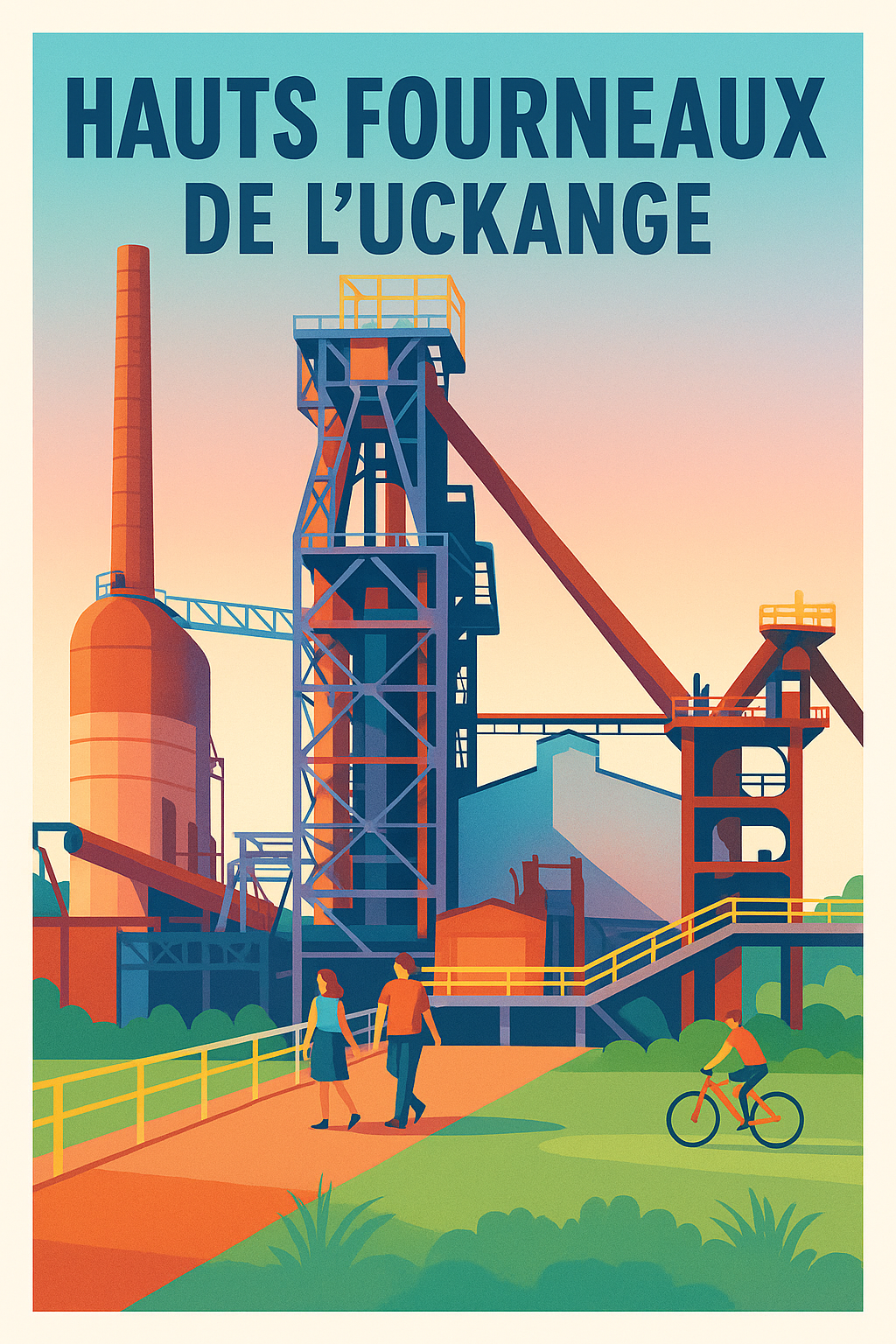 Affiche de Uckange - L'héritage majestueux des Hauts Fourneaux