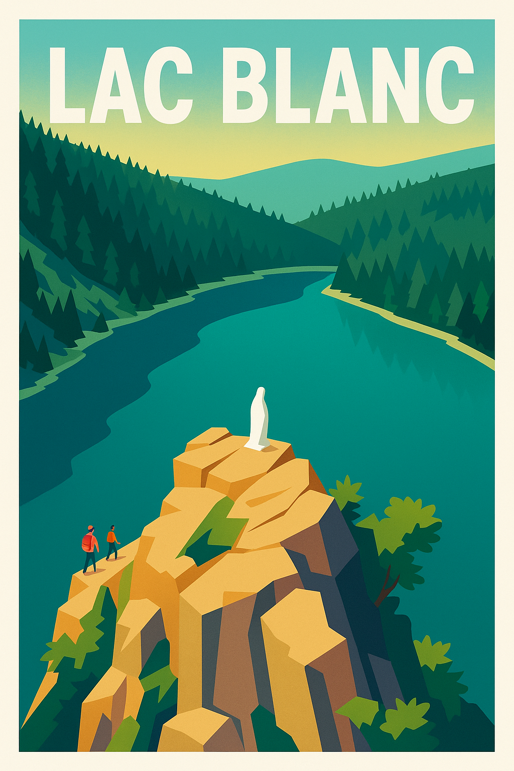 Affiche de Lac Blanc - L'écrin sauvage des Vosges