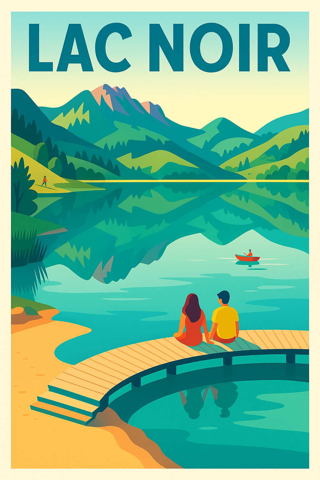 Affiche de Lac Noir - L'évasion paisible au cœur des montagnes