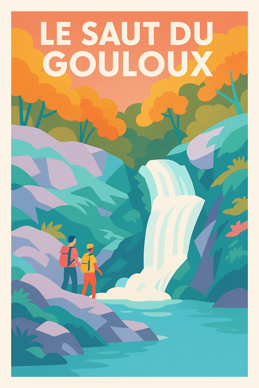 Affiche de Le Saut du Gouloux - L'éclat sauvage du Morvan