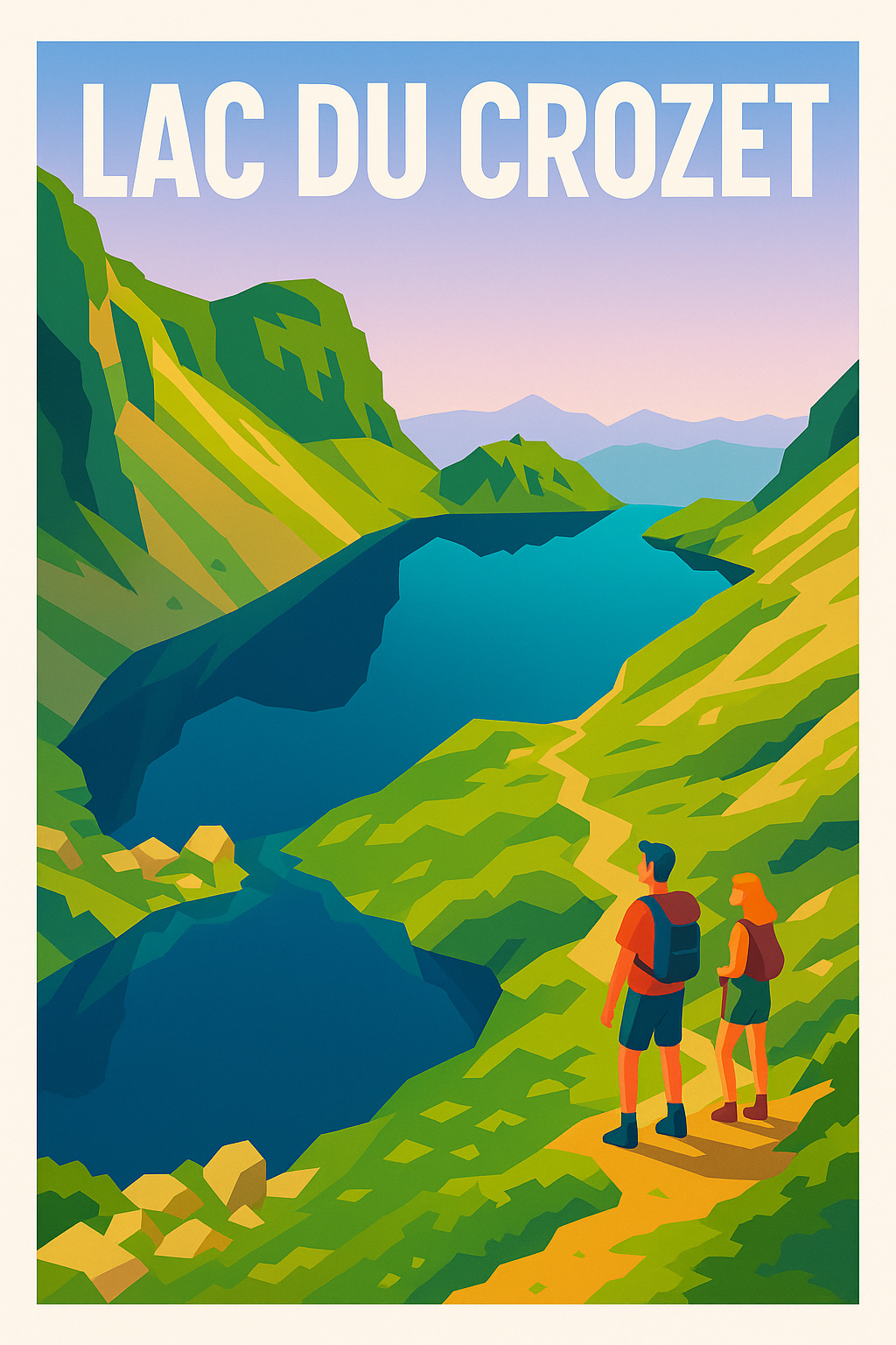 Affiche de Lac du Crozet - L'écrin bleu du massif de Belledonne