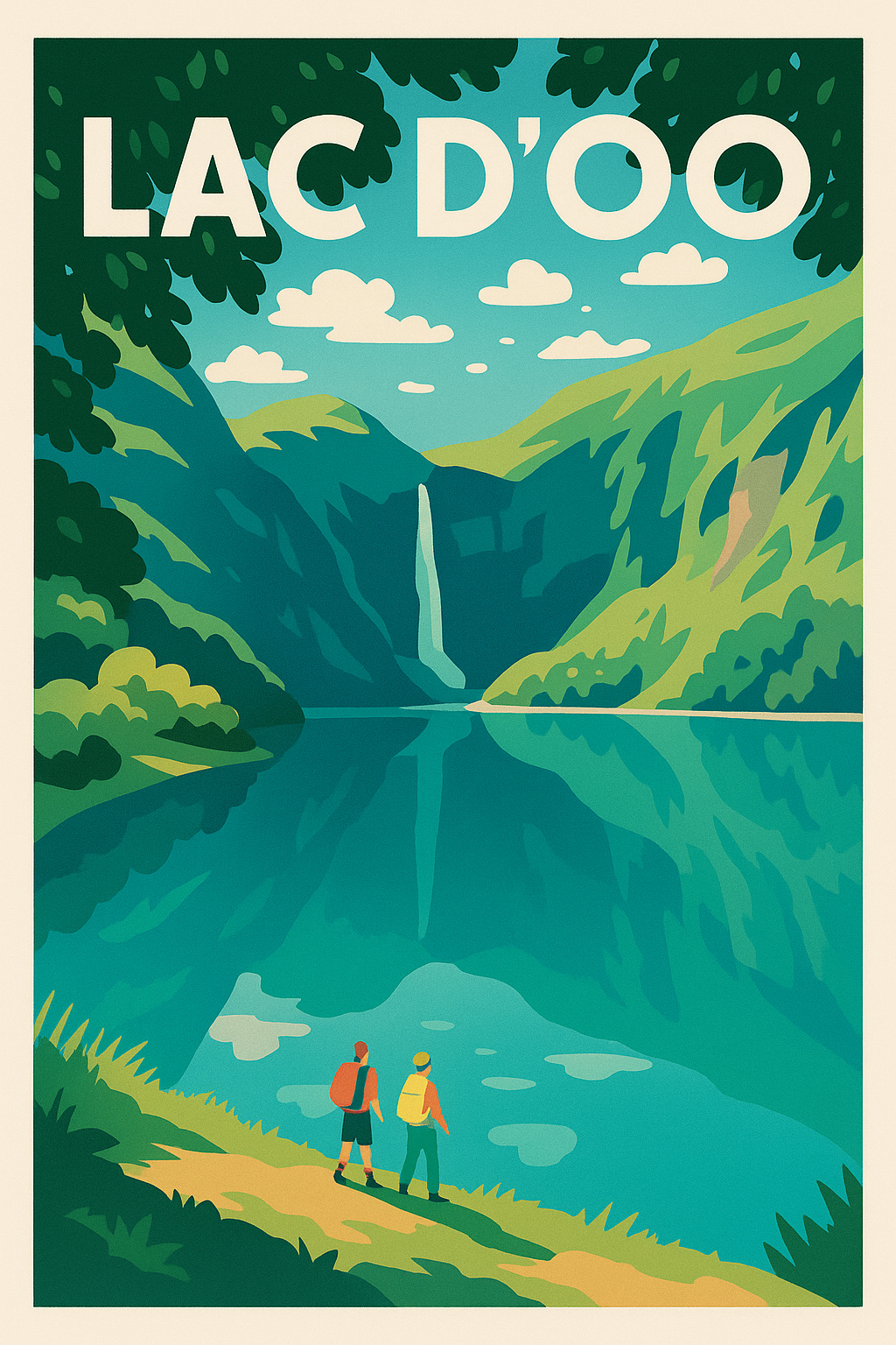 Affiche de Lac d'Oô - L'éclat des Pyrénées dans votre décoration