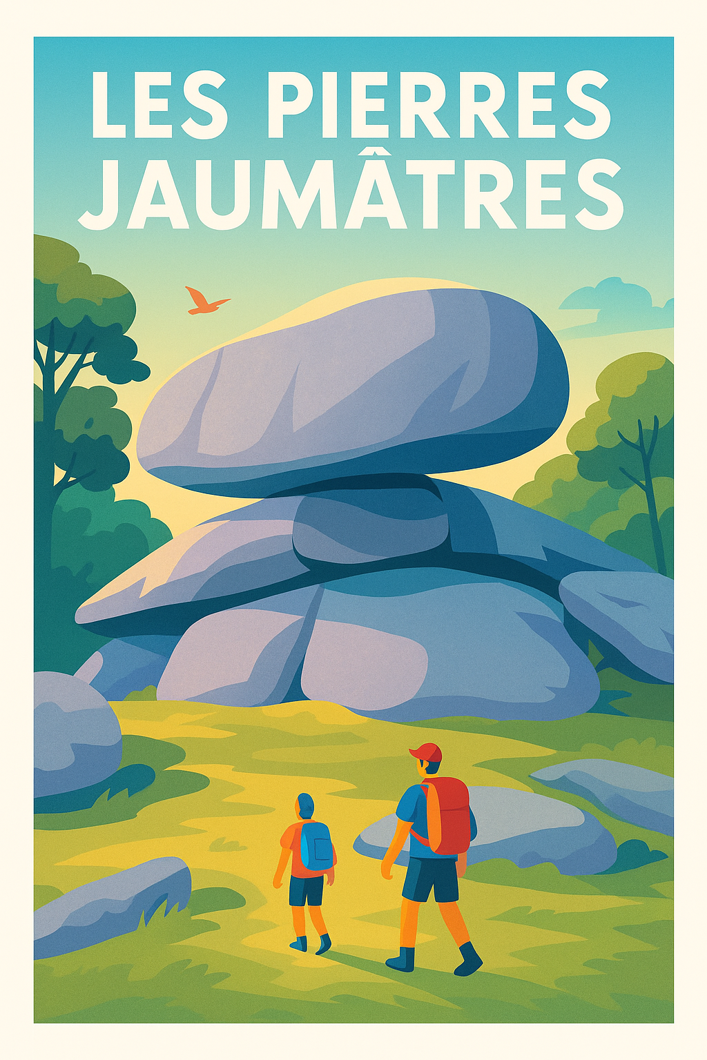 Affiche de Les Pierres Jaumâtres - L'évasion mystique au cœur de la Creuse