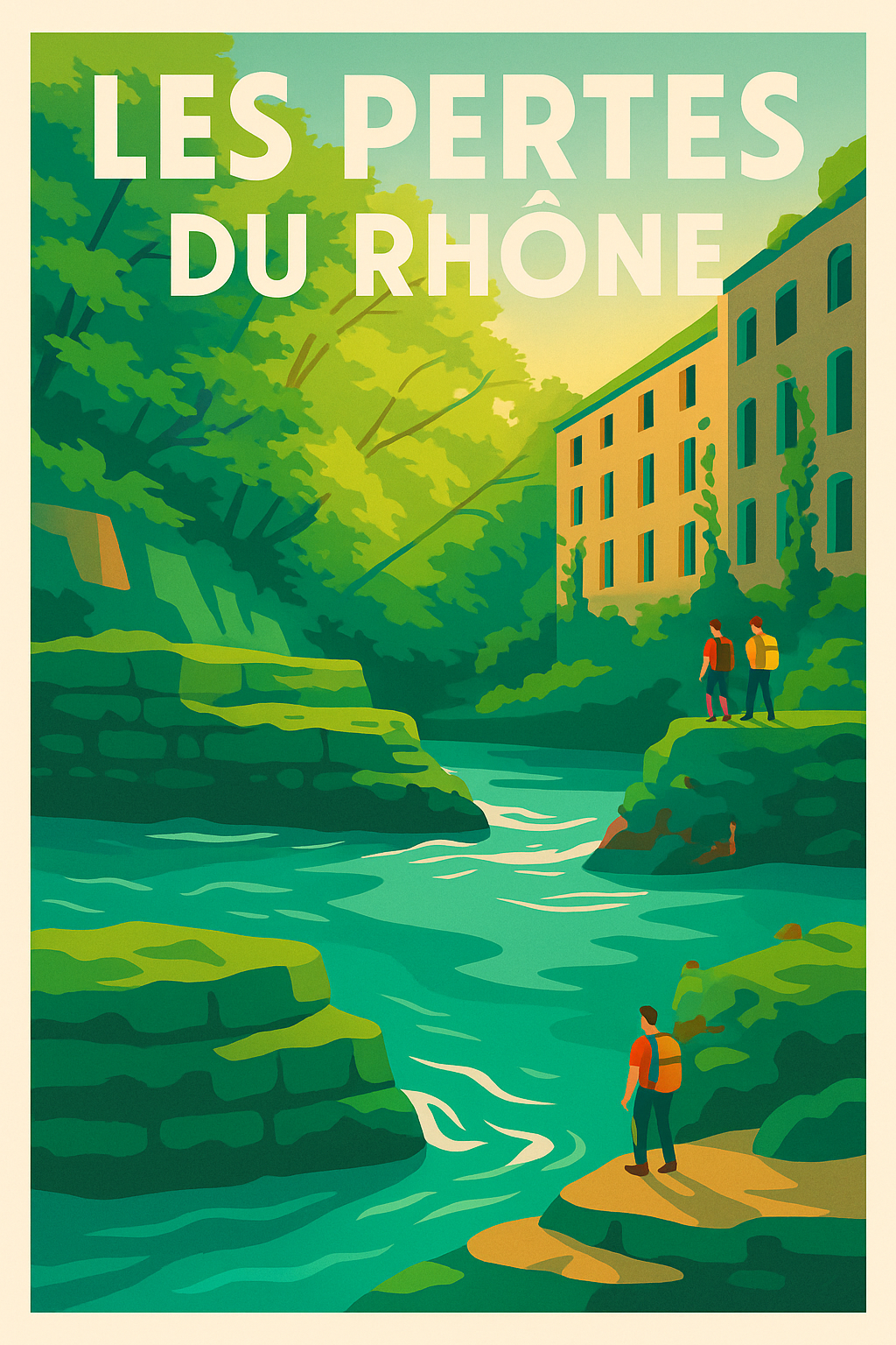 Affiche de Les Pertes du Rhône - L'éclat sauvage de la nature capturé
