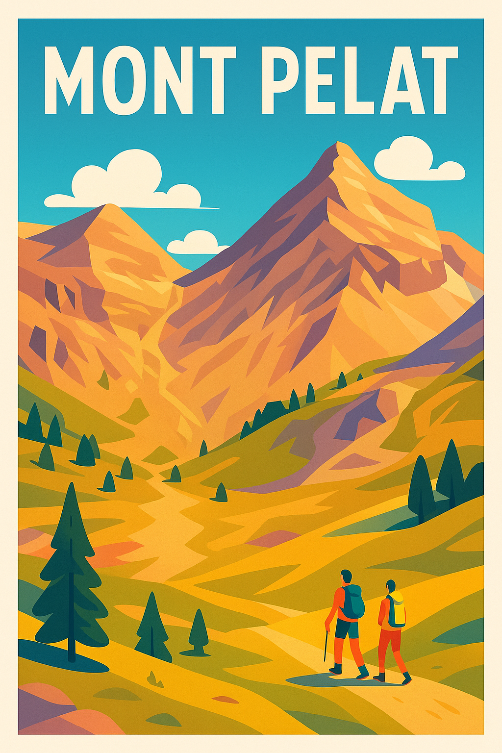 Affiche de Mont Pelat - Sommet majestueux du Mercantour