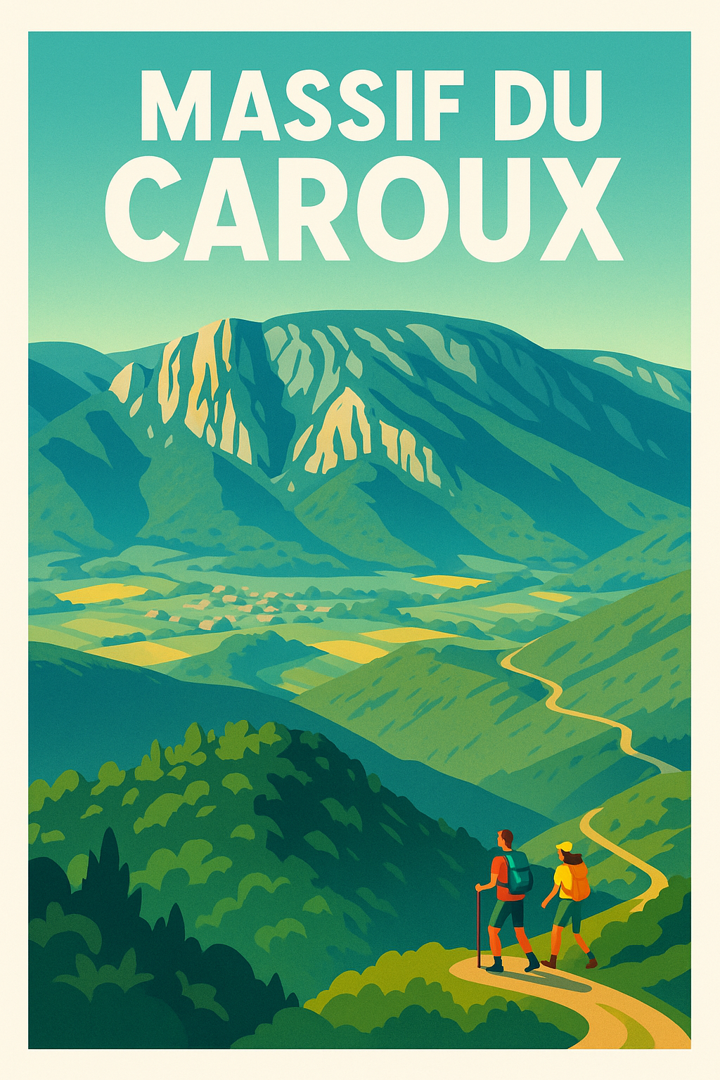 Affiche de Massif du Caroux - L'esprit sauvage de l'Hérault