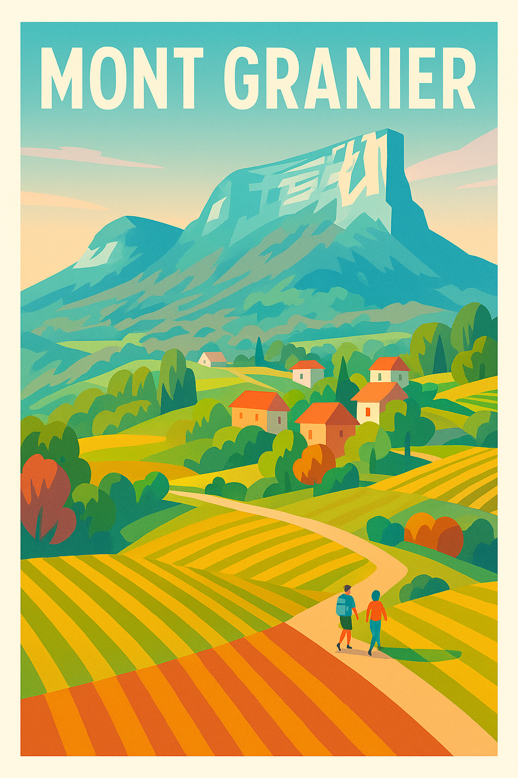Affiche de Mont Granier - L'élégance sauvage de la Savoie