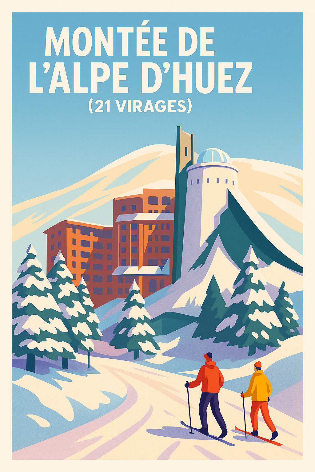 Affiche de Alpe d'Huez - Le sommet mythique de l'Oisans