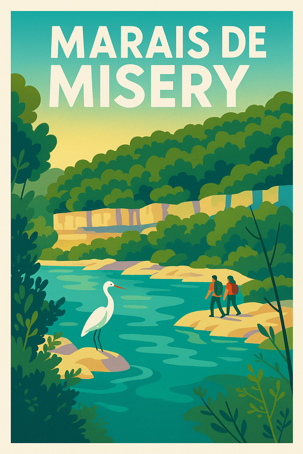 Affiche de Marais de Misery - Une escapade sauvage au cœur de la nature