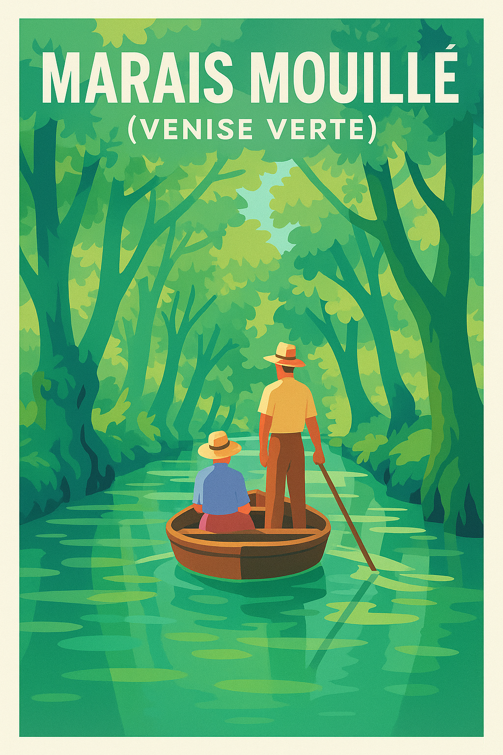 Affiche de Marais Mouillé - Évadez-vous au cœur de la Venise Verte