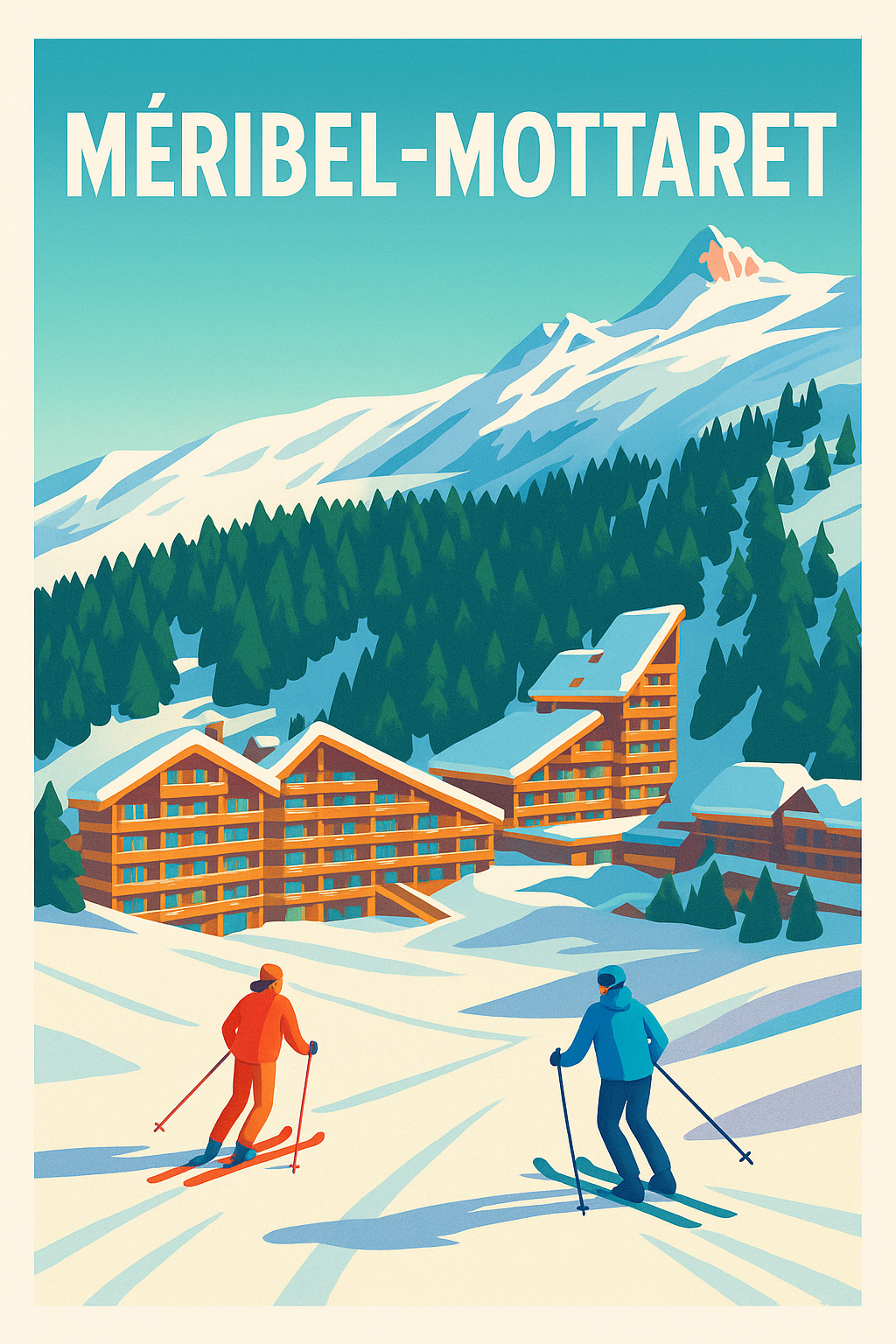 Affiche de Méribel-Mottaret - Évasion au cœur des 3 Vallées