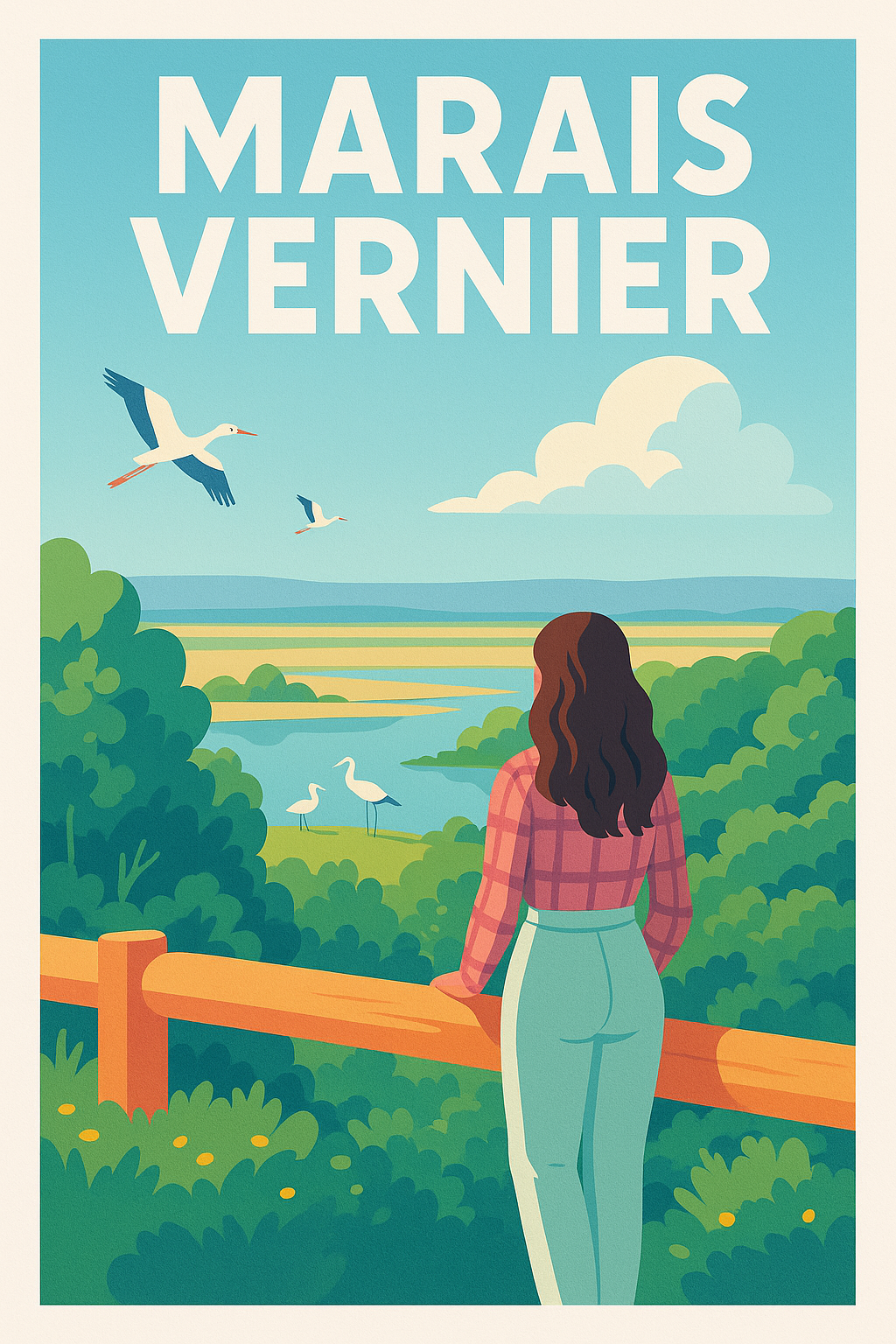 Affiche de Marais Vernier - Évadez-vous au cœur d'un sanctuaire naturel préservé