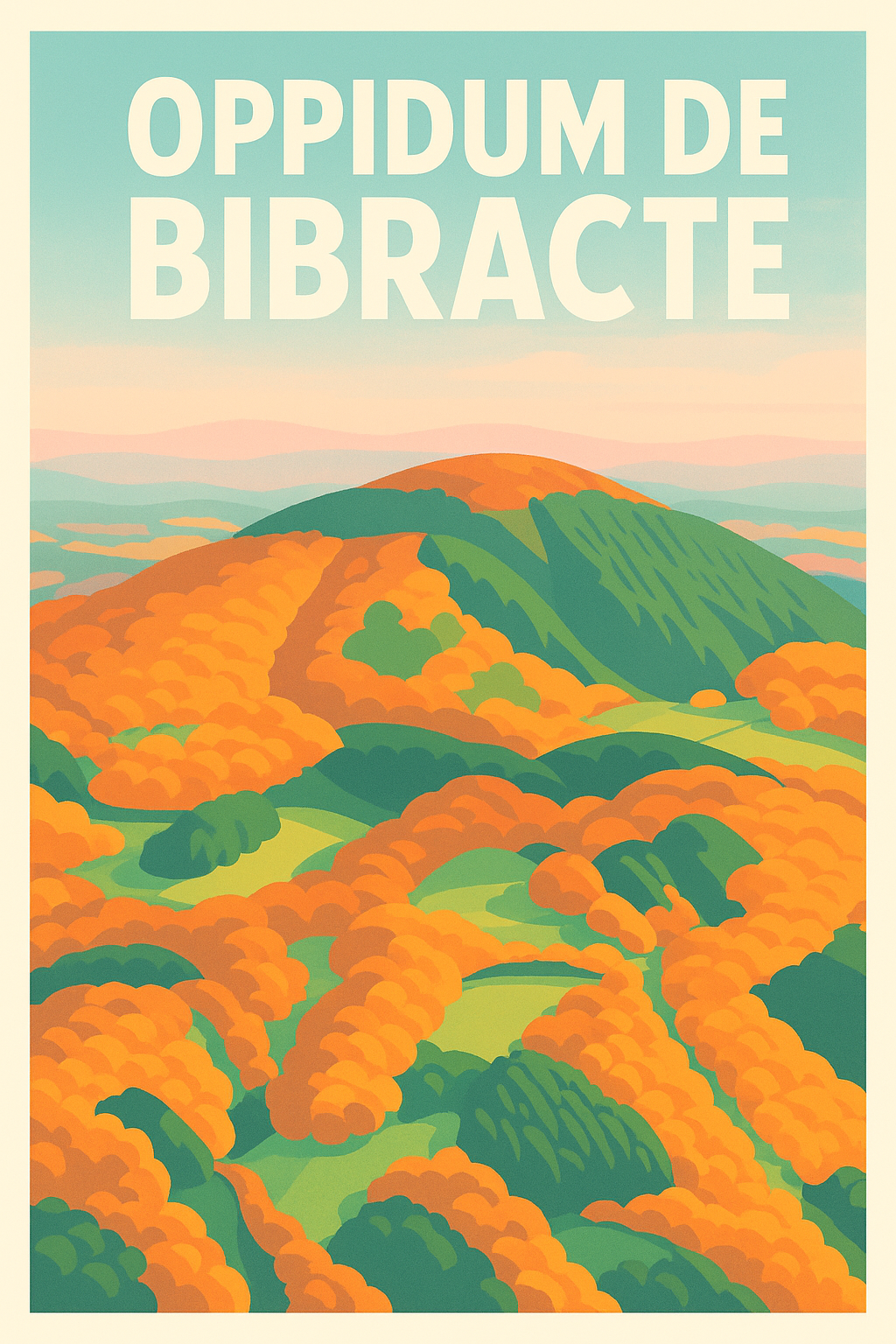 Affiche de Oppidum de Bibracte - Voyage au cœur de l'histoire gauloise