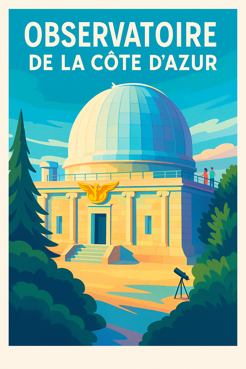 Affiche de Observatoire de la Côte d'Azur - Prenez de la hauteur vers les étoiles